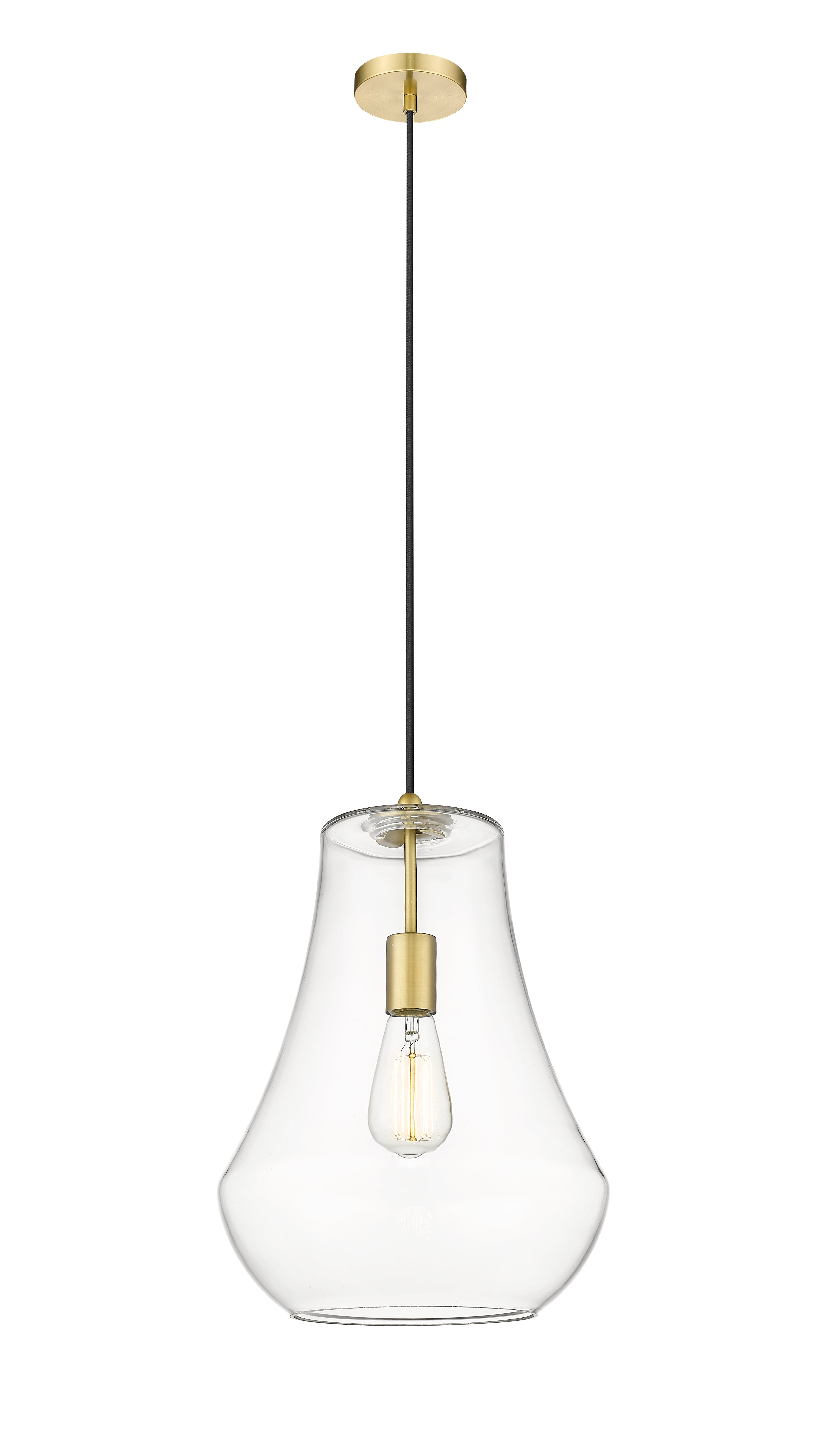 Fairfield Mini Pendant Brushed Brass Finish