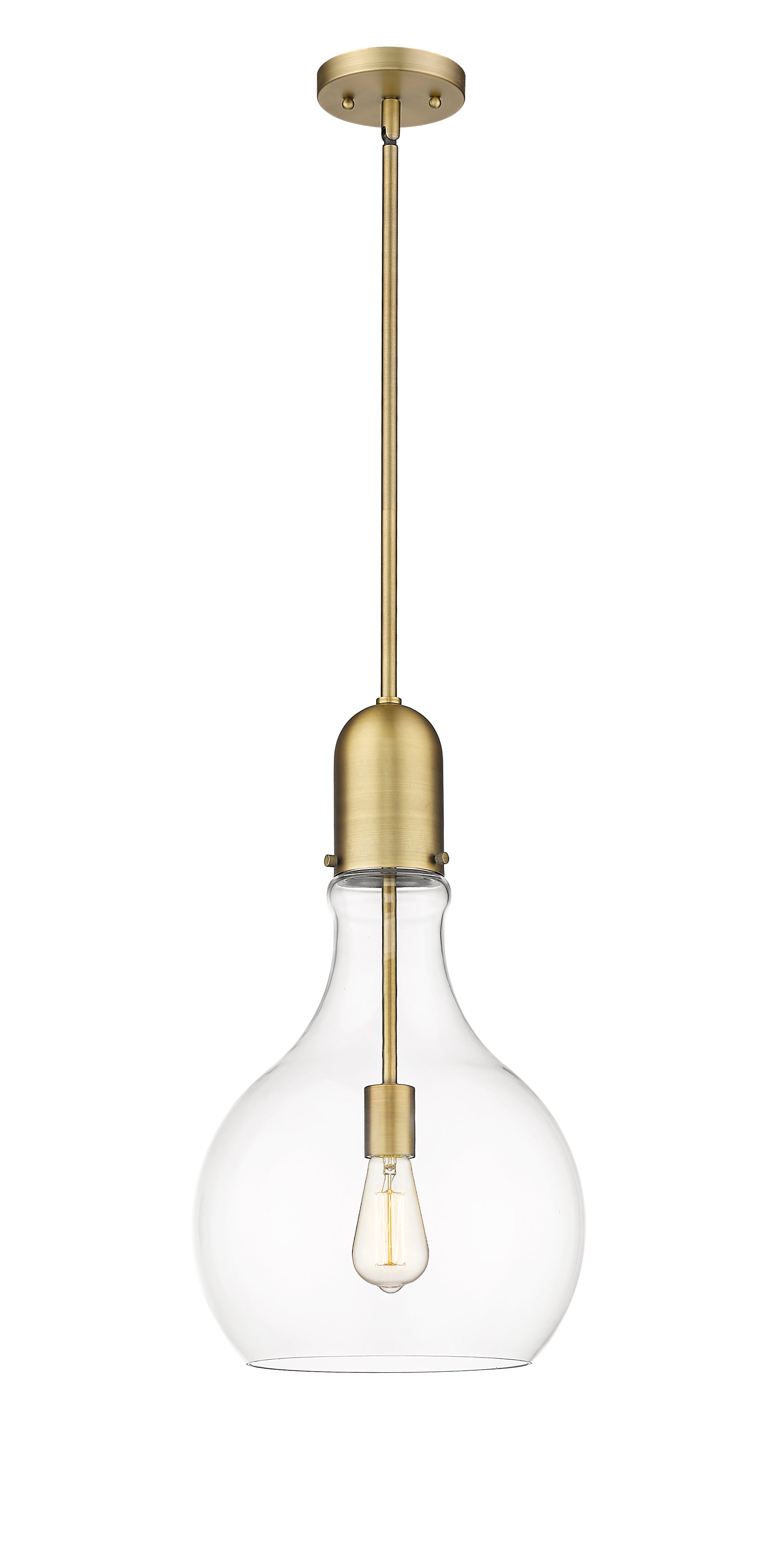 Auralume Mini Pendant Brushed Brass Finish