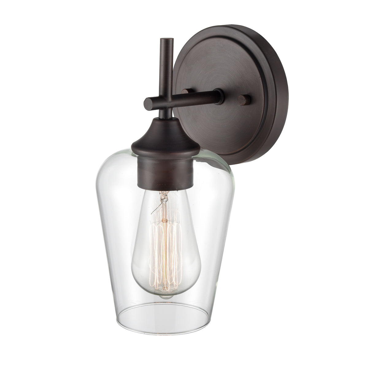 5'' Ashford Rubbed Bronze 1 Light Wall Sconce