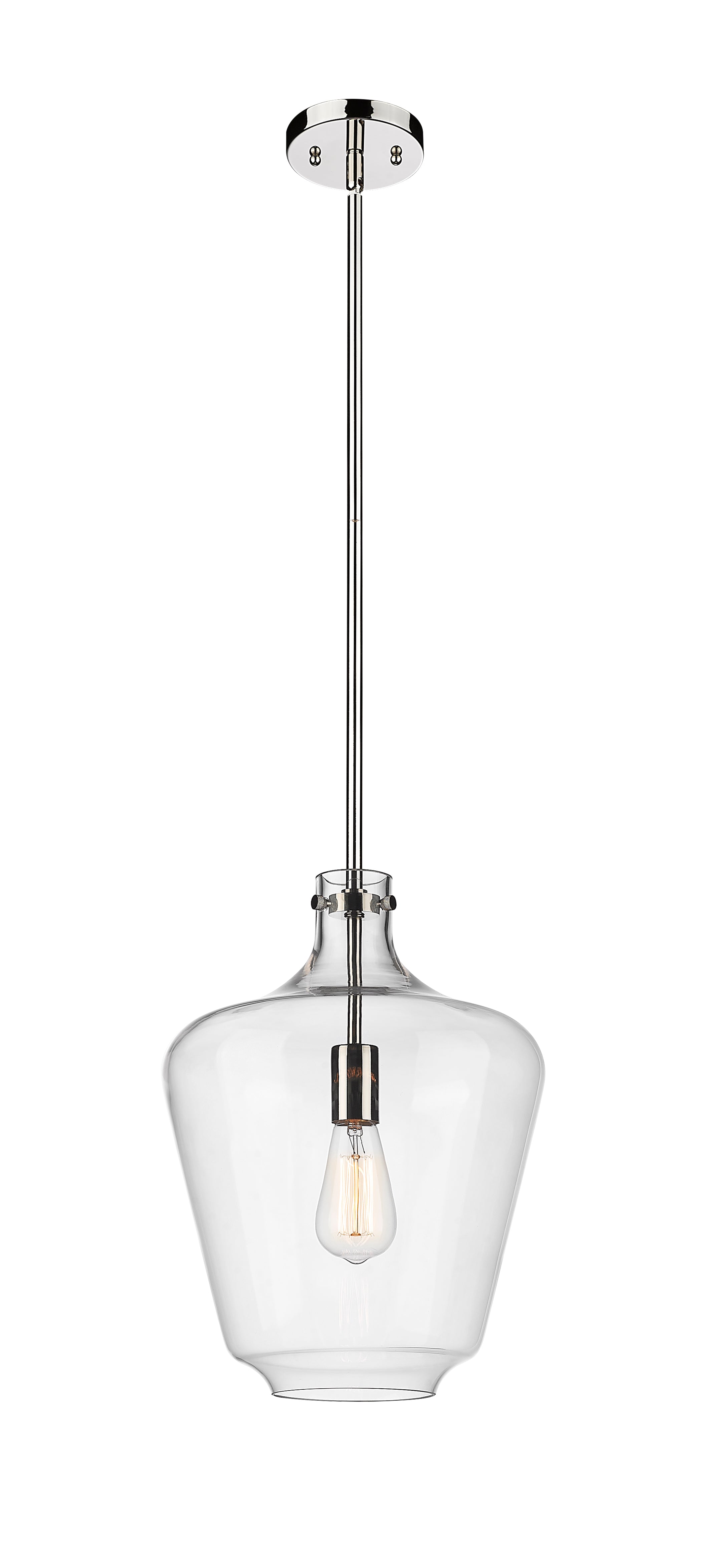 Norwalk Mini Pendant Brushed Brass Cast Steel