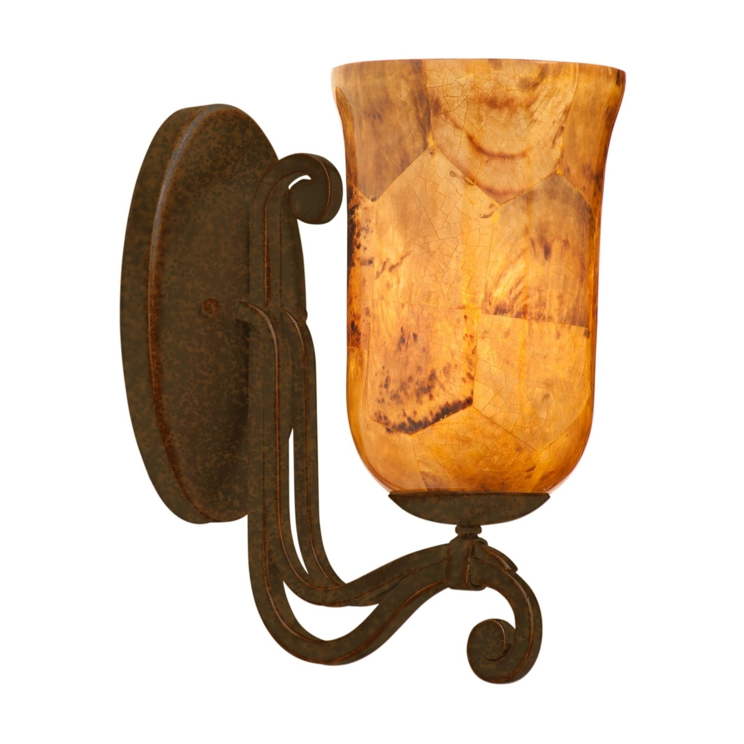 6'' Somerset 1 Light Tortoise Shell Wall Sconce
