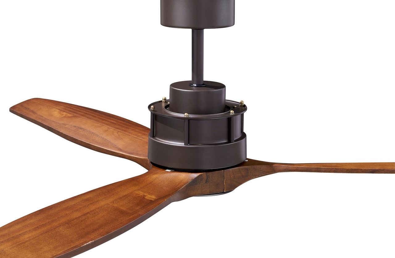 Akmani 60 Inch Chrome Fan with 0 Lights and Remote