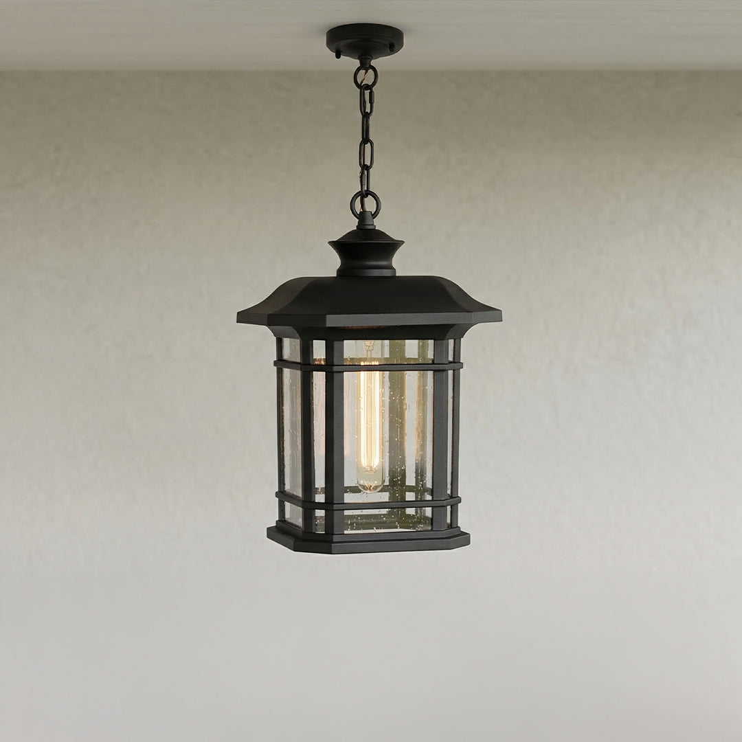 Blackburn 1 Light Black Outdoor Pendant