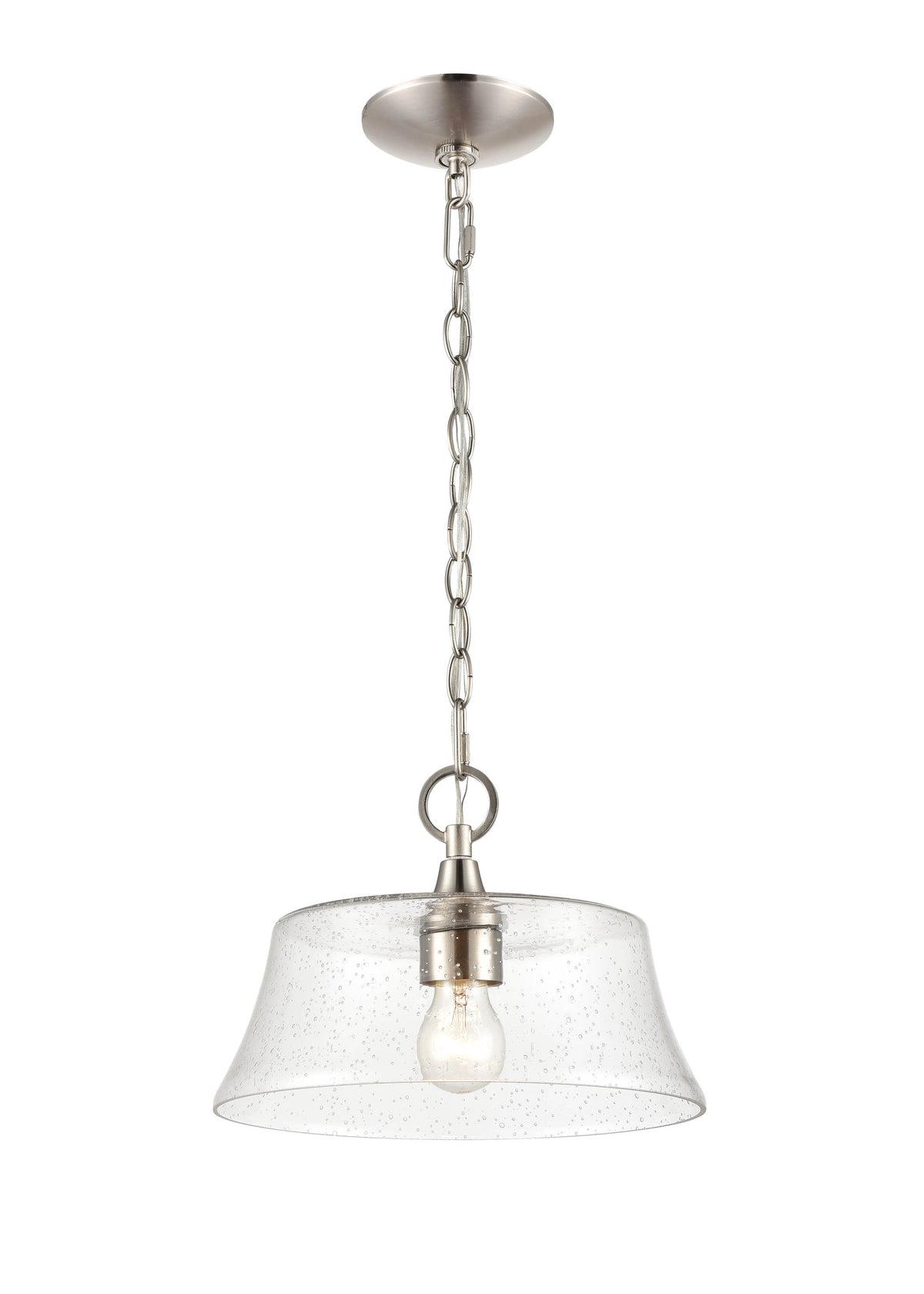 8.5'' Caily Brushed Nickel 1 Light Pendant