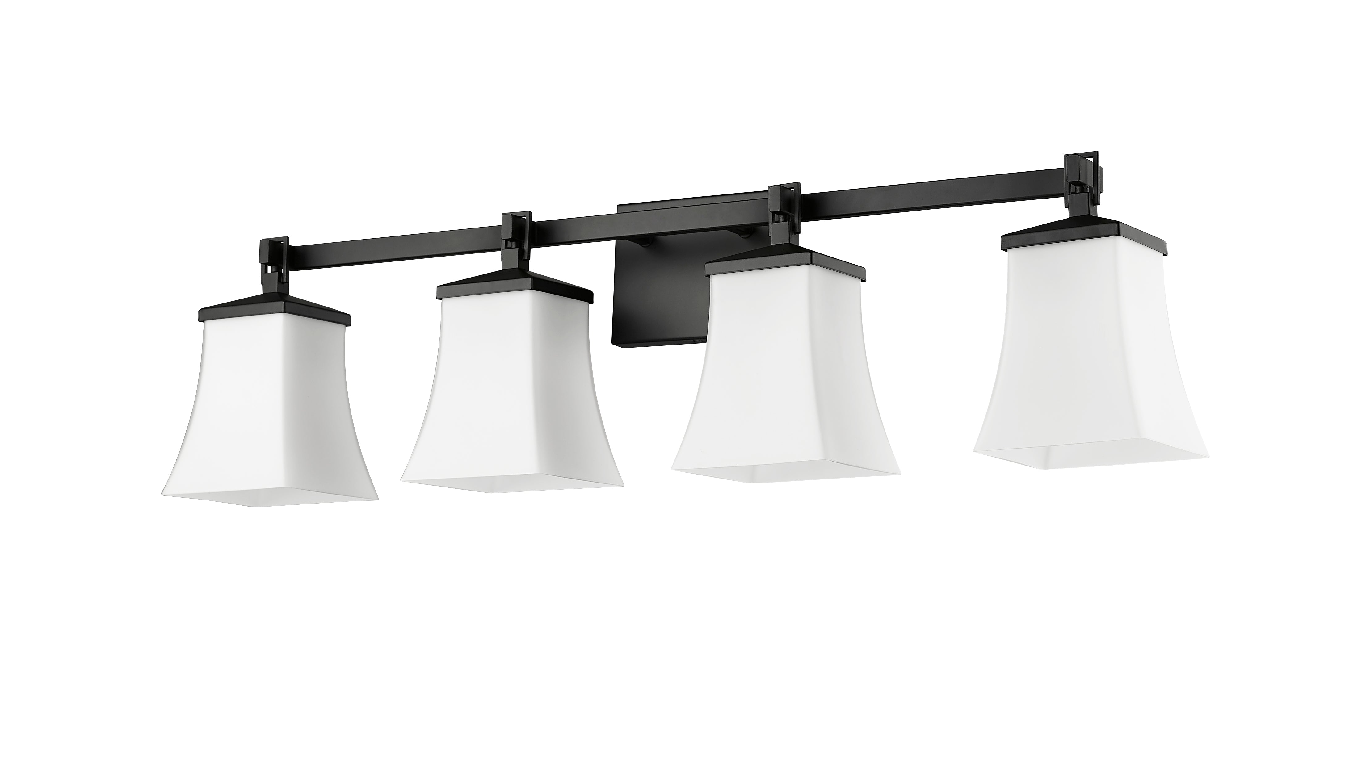 33.25'' Sonorra Matte Black 4 Light Bath Vanity