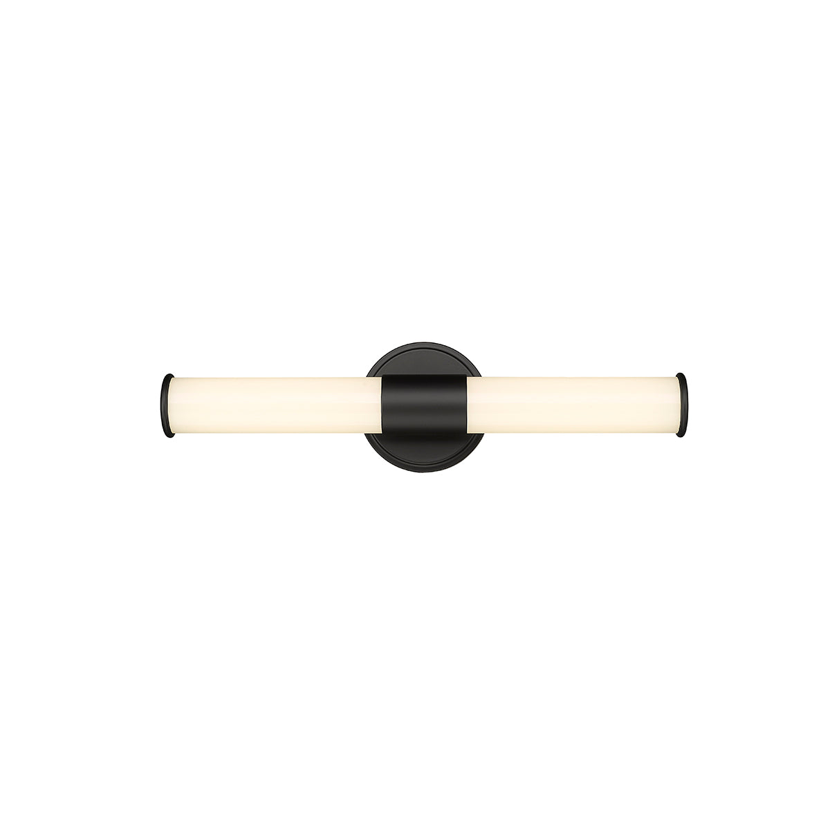 18'' Trumann Matte Black 1 Vanity Light