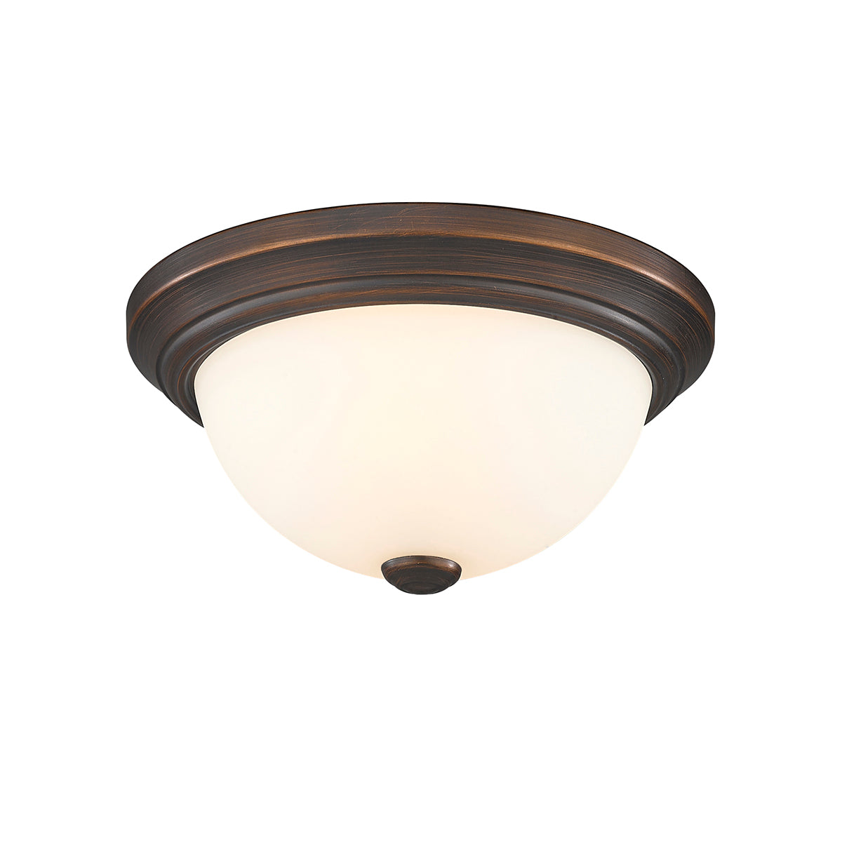 5.5'' Kipson Rubbed Bronze 2 Light Flush Mount