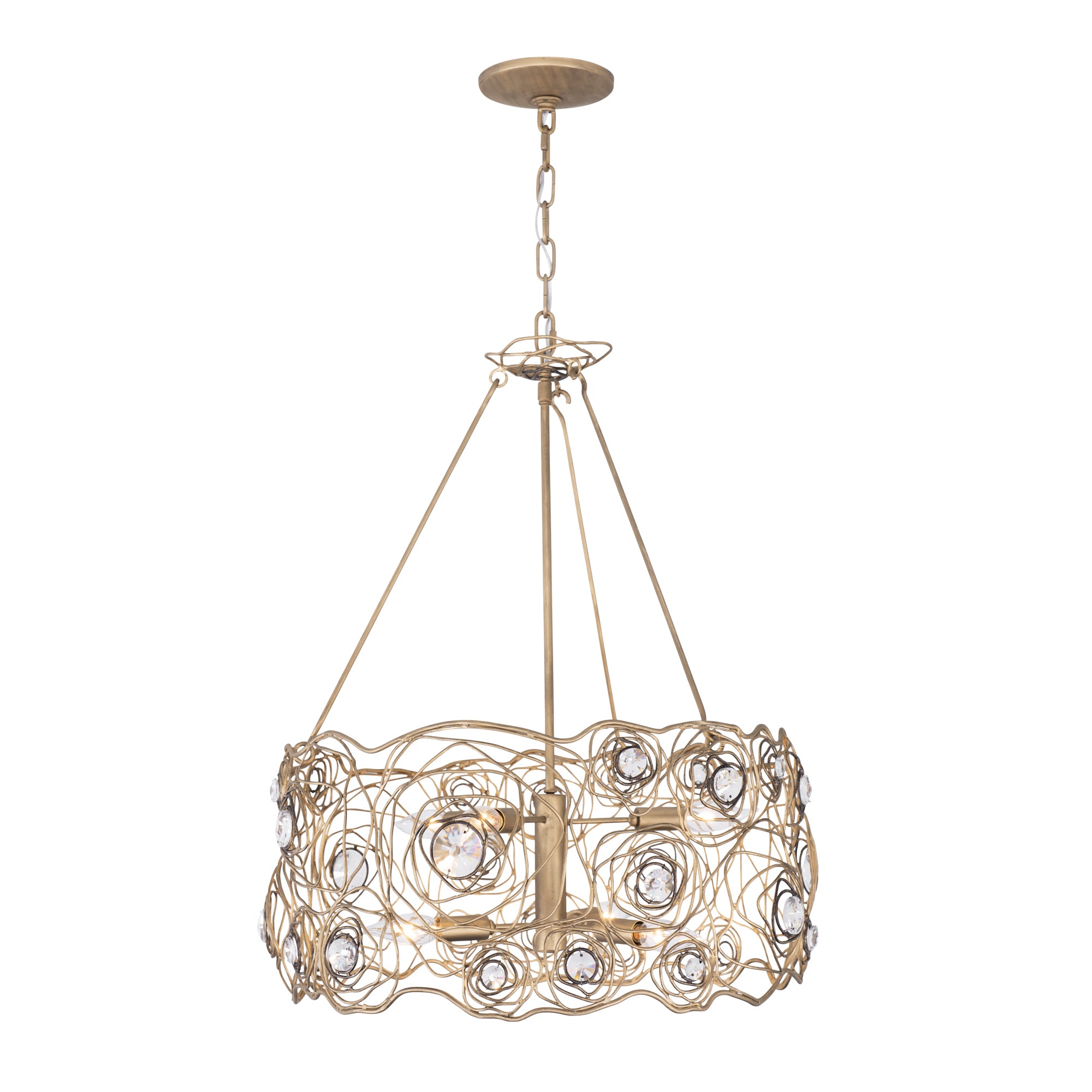 Ethereal Rose 6 Light Chandelier