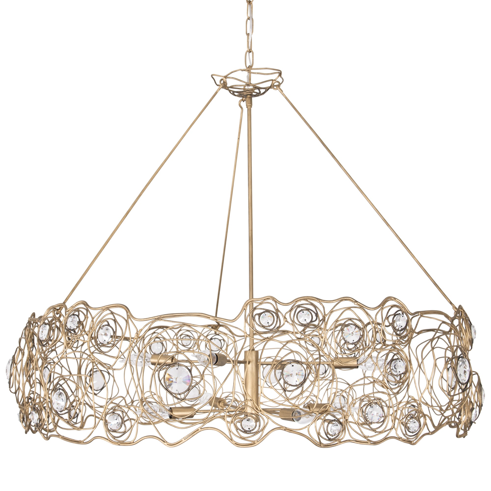 Ethereal Rose 8 Light Chandelier
