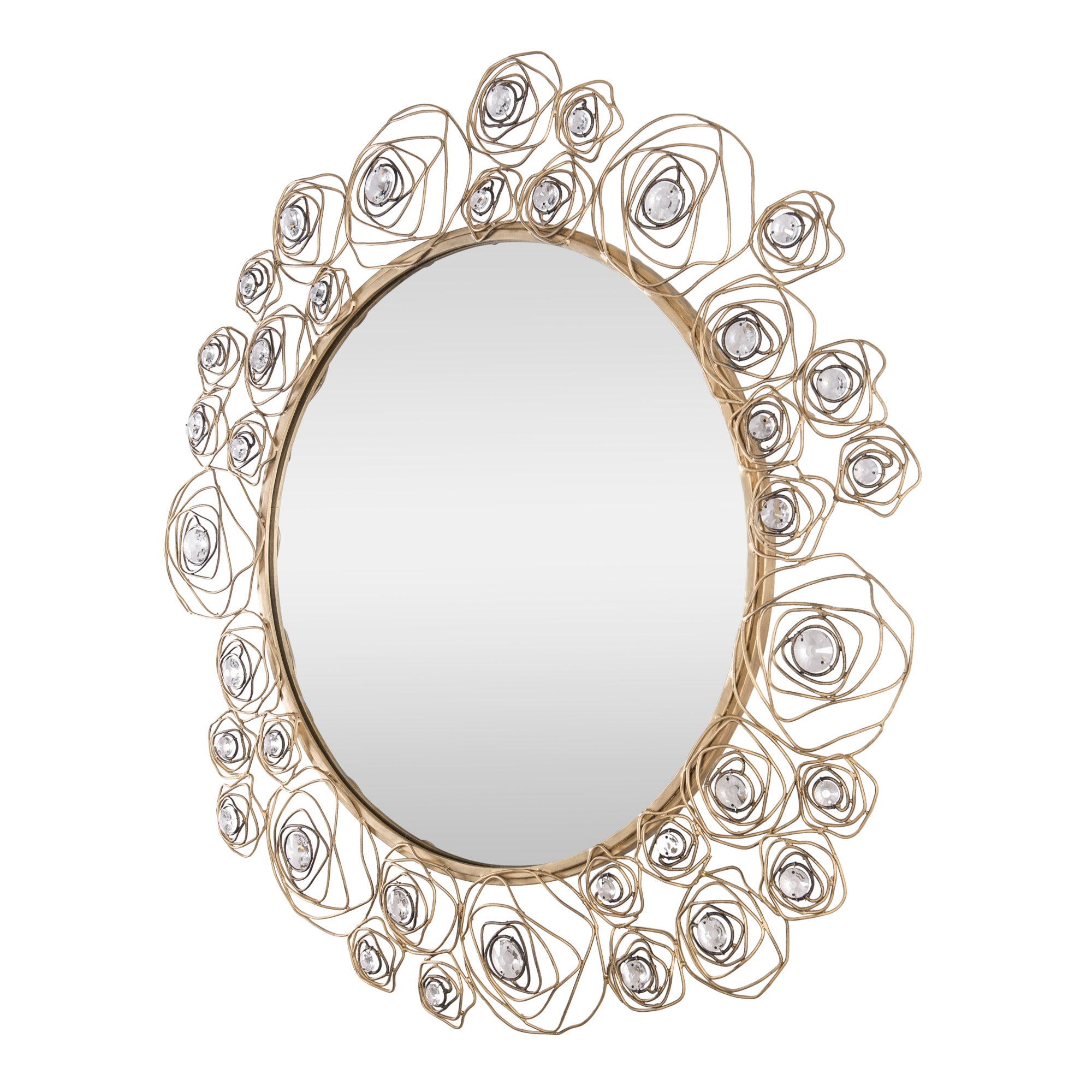 Ethereal Rose 38-in Wall Mirror