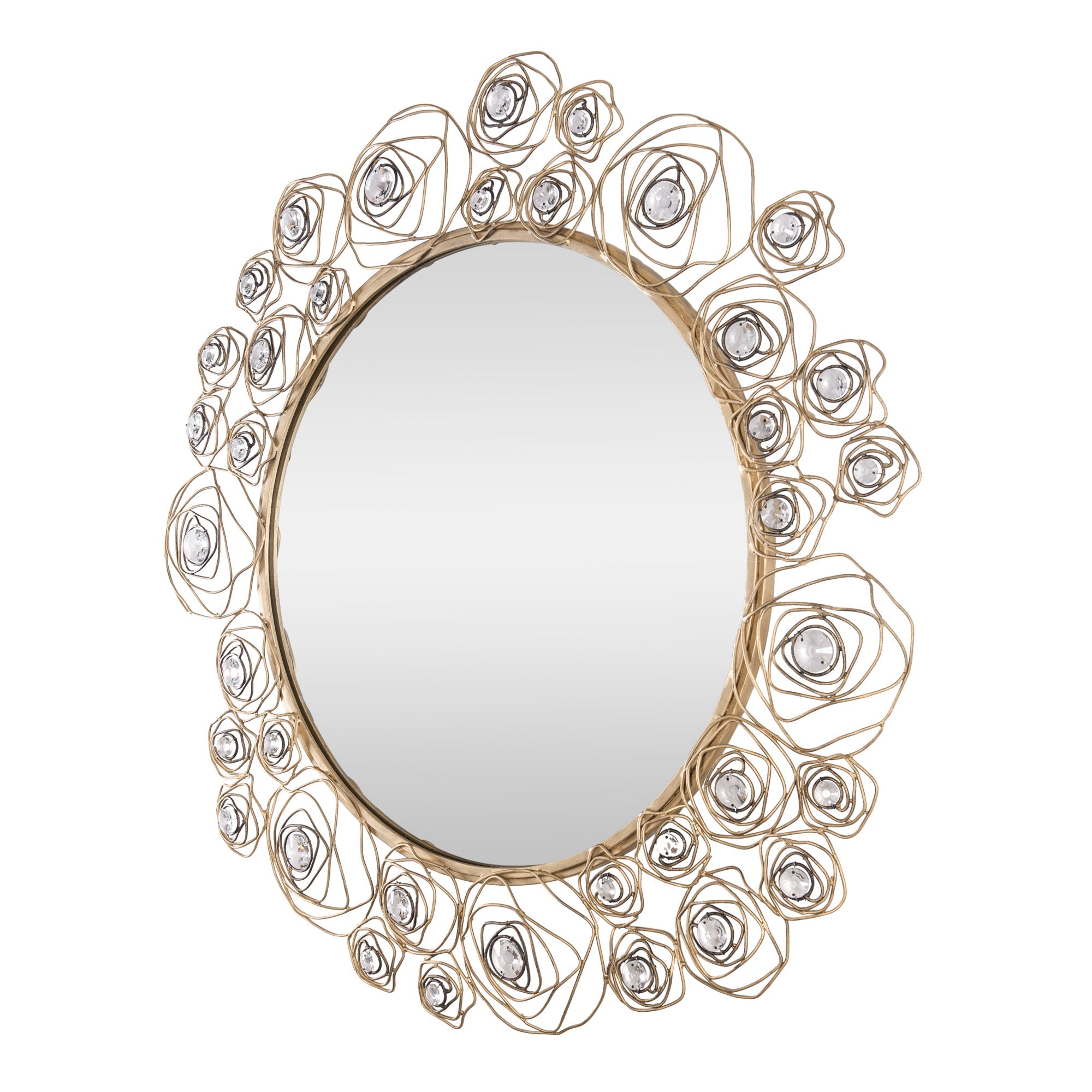 Ethereal Rose 38-in Wall Mirror