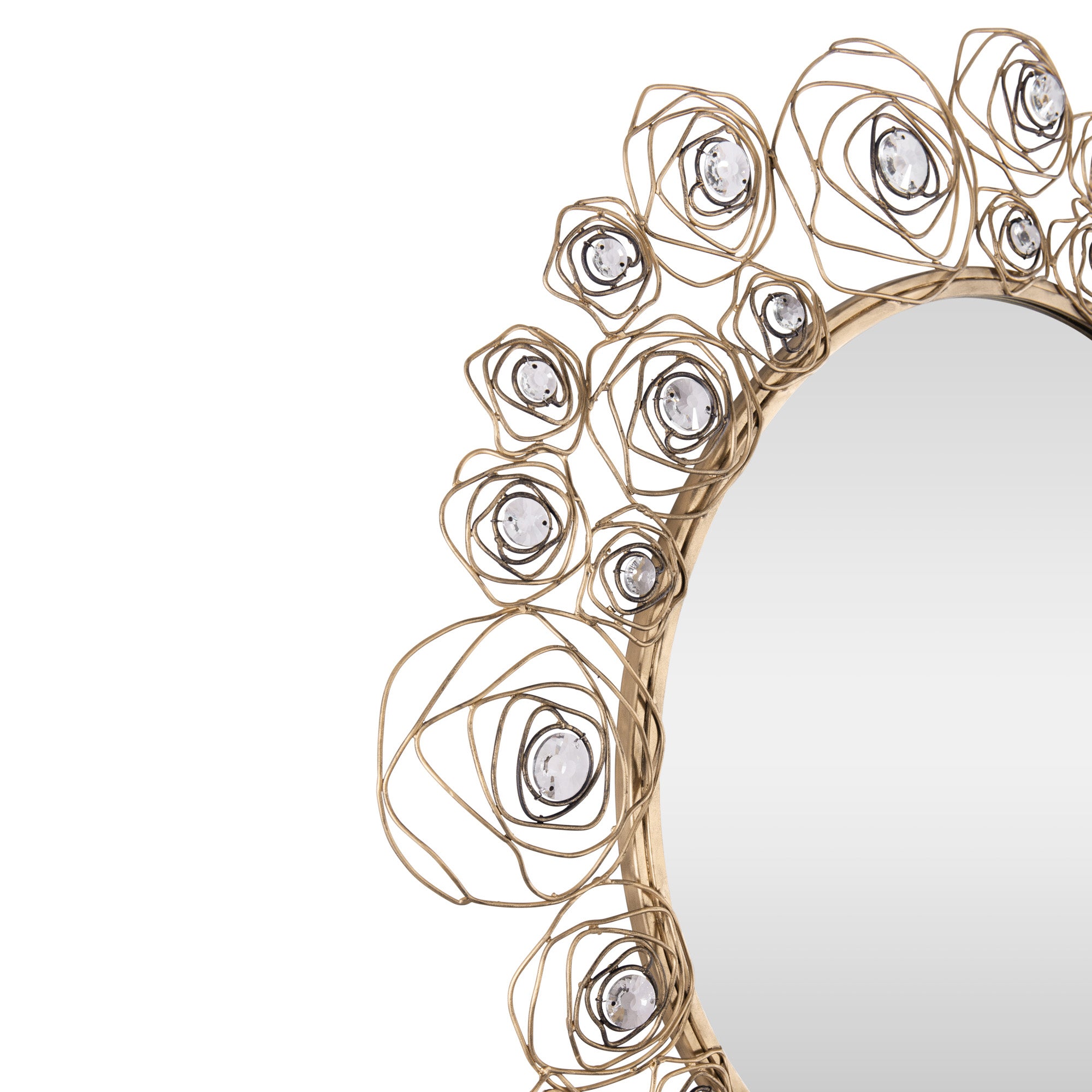 Ethereal Rose 38-in Wall Mirror