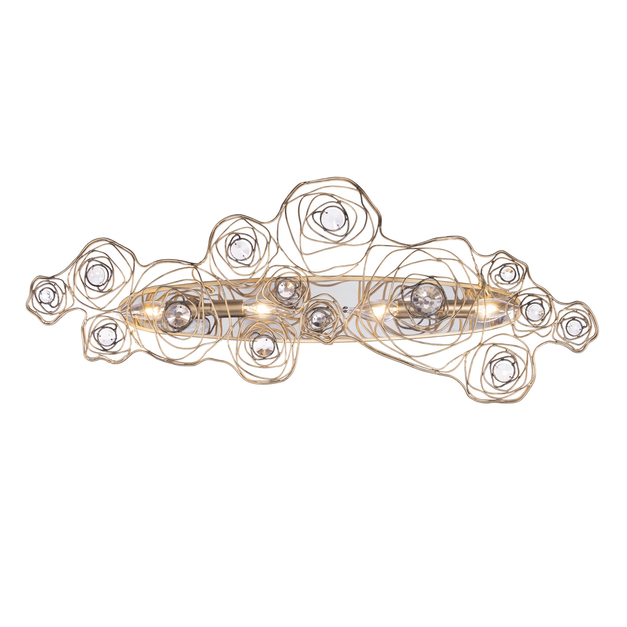 Ethereal Rose 4 Light Wall Sconce