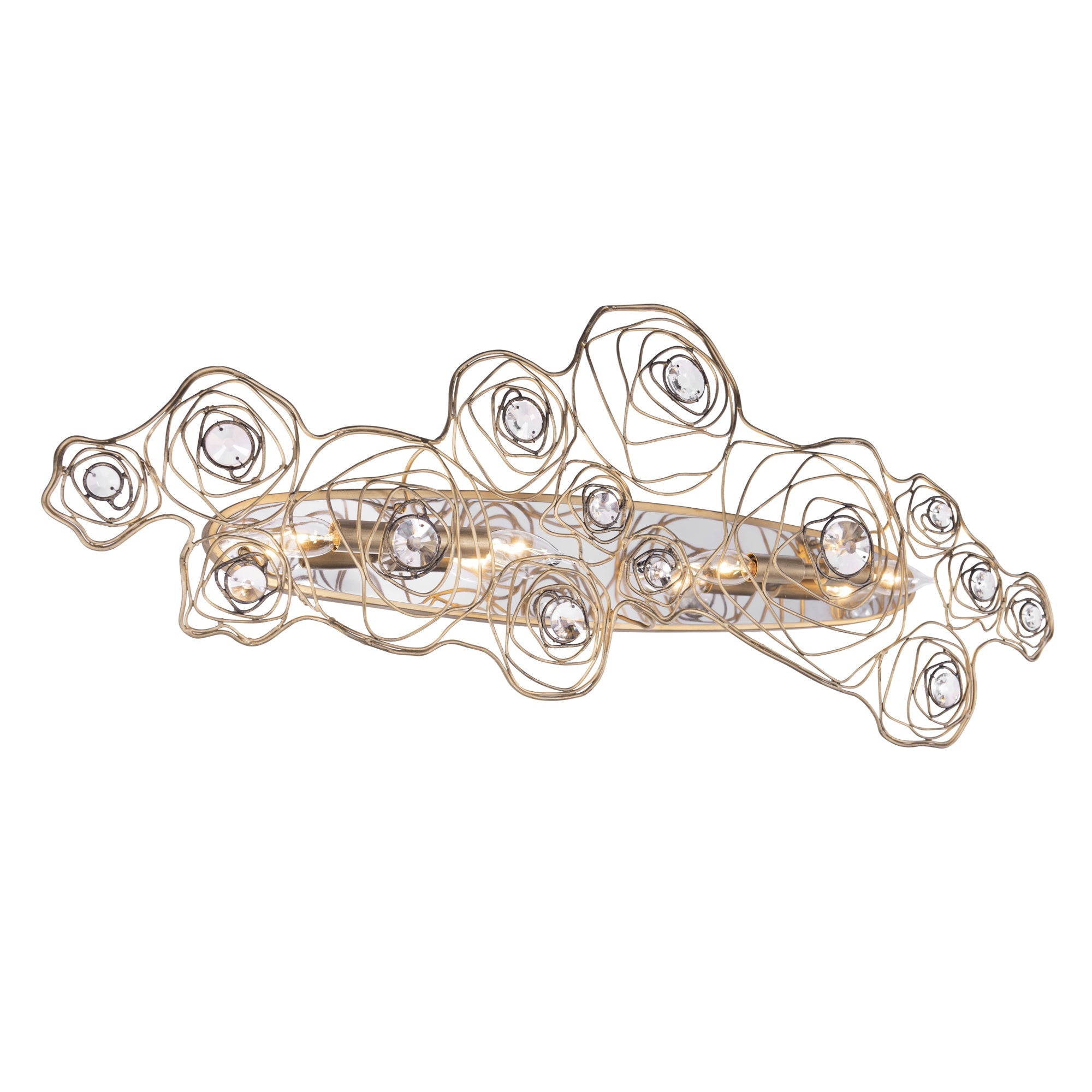 Ethereal Rose 4 Light Wall Sconce