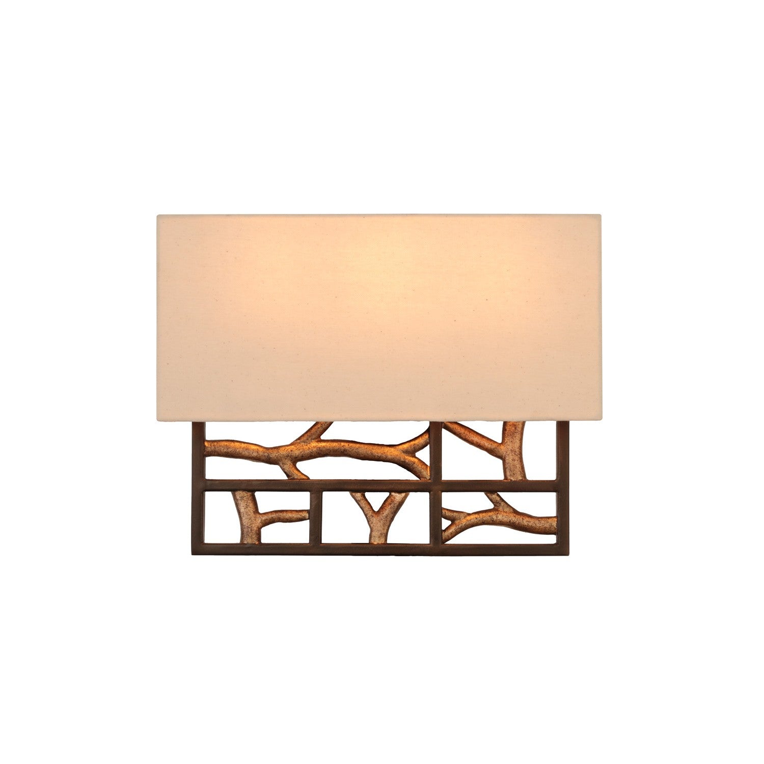14.5'' Hudson 3 Light Antique Bronze w/ Antique Gold Wall Sconce