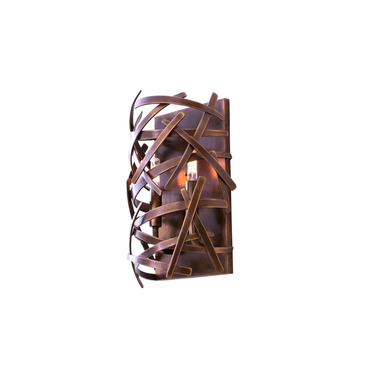 9'' Ambassador 2 Light Copper Patina Wall Sconce