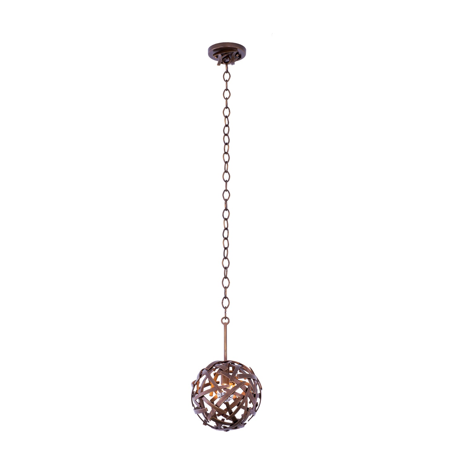 16.75'' Ambassador 1 Light Copper Patina Pendant