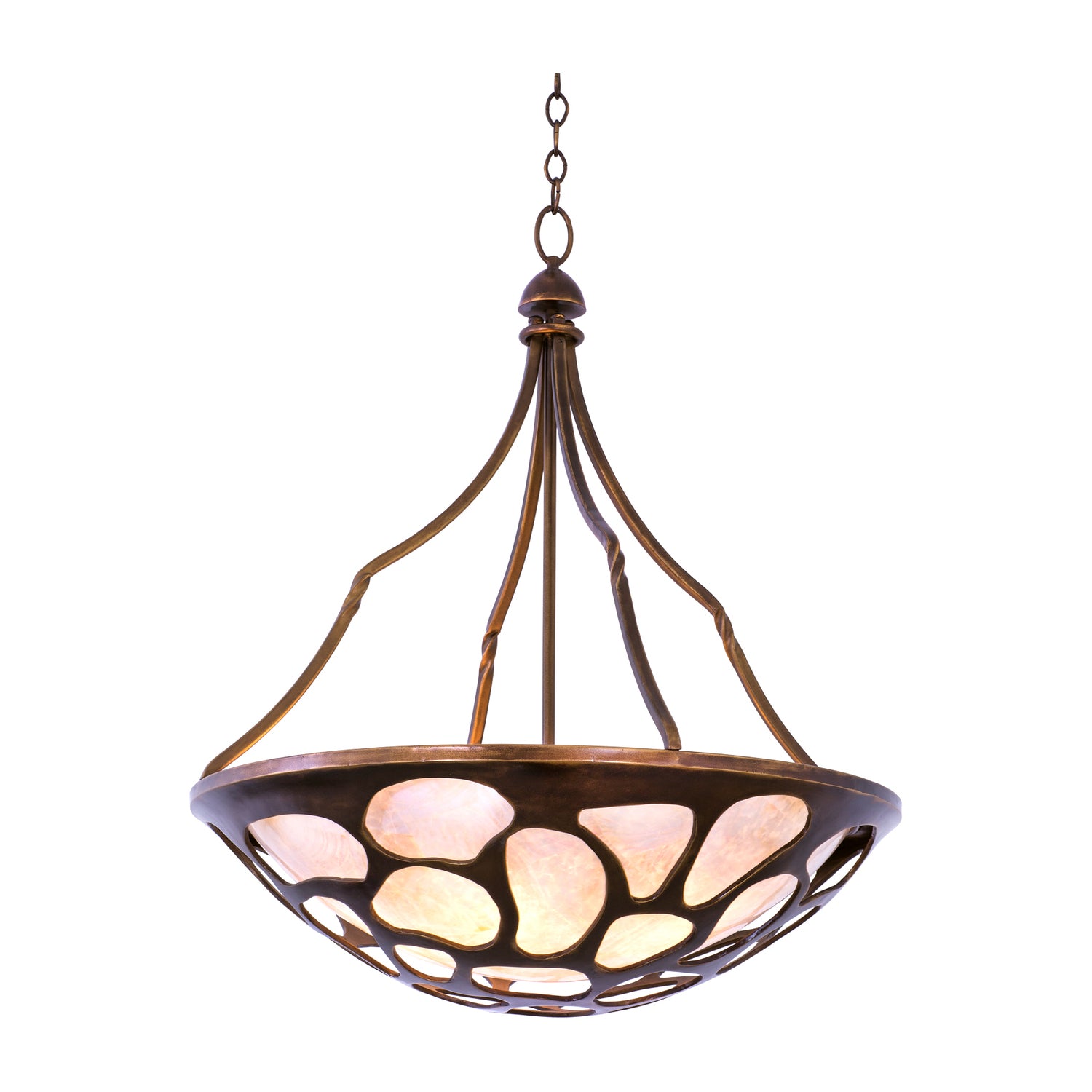31.5'' Gramercy 5 Light Copper Patina Pendant