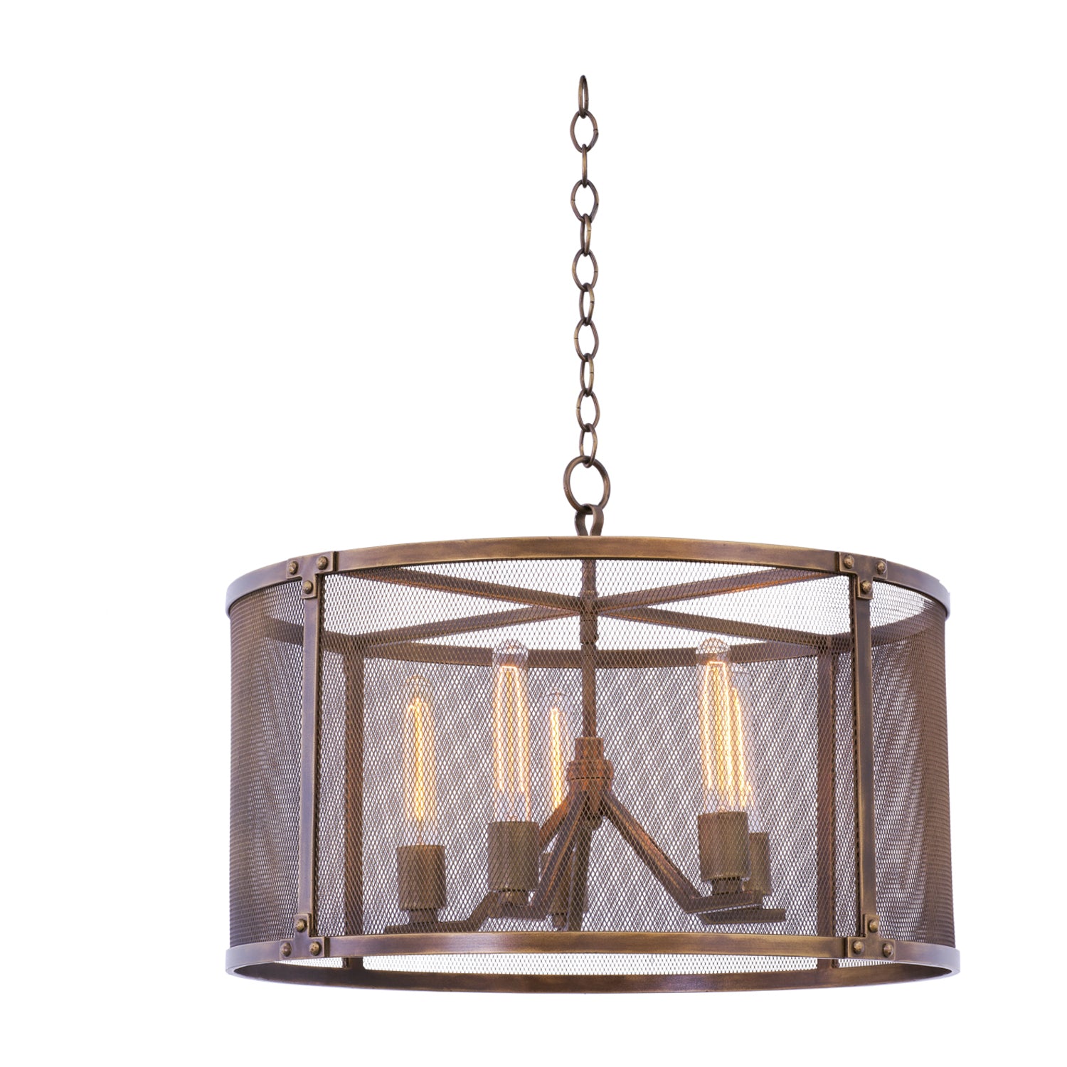 20'' Chelsea 5 Light Copper Patina Pendant