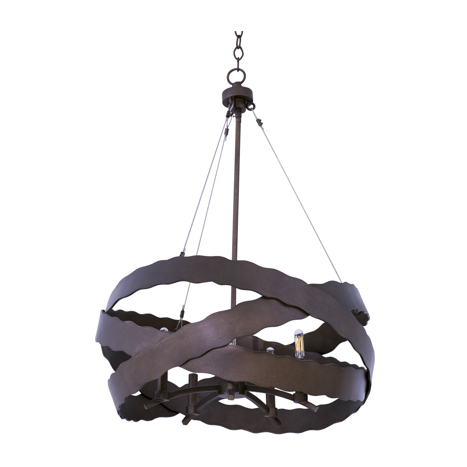 30'' Fulton 5 Light Brownstone Pendant