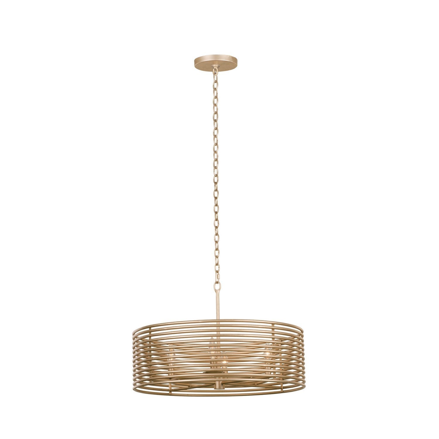 15'' Emery 4 Light Modern Gold Chandelier