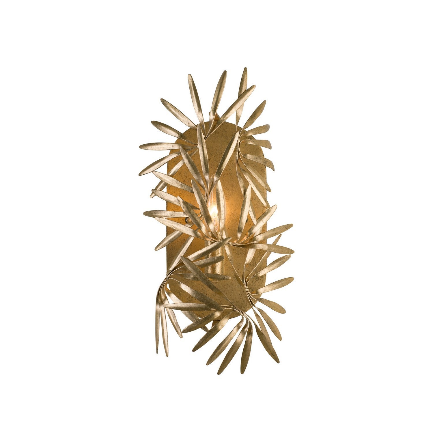6'' Jardin 1 Light Oxidized Gold Leaf Wall Sconce
