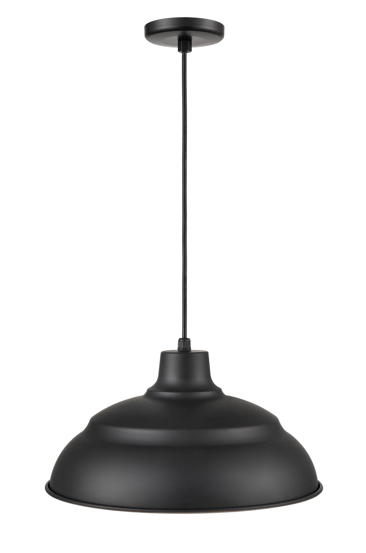9.25'' R Series Satin Black 1 Light Pendant