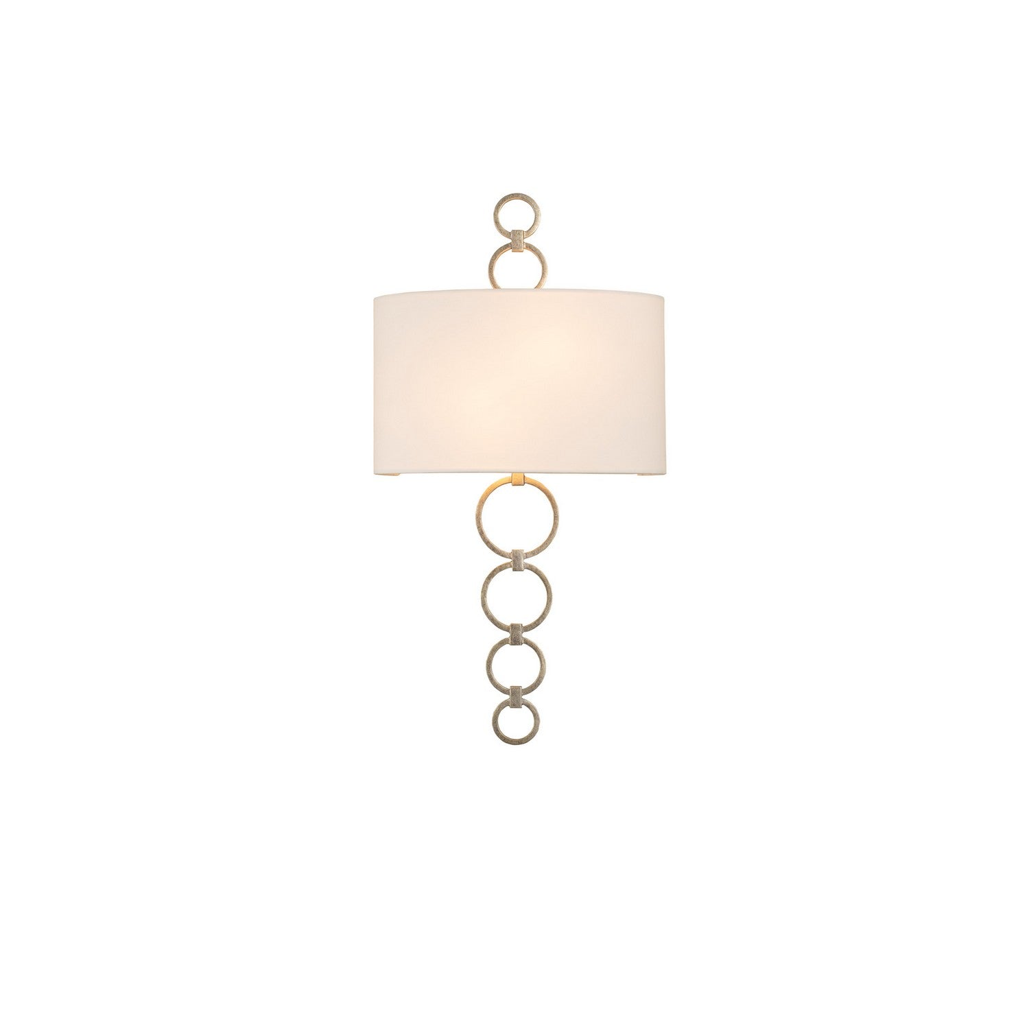 12'' Carlyle 1 Light Champagne Silver Leaf Wall Sconce