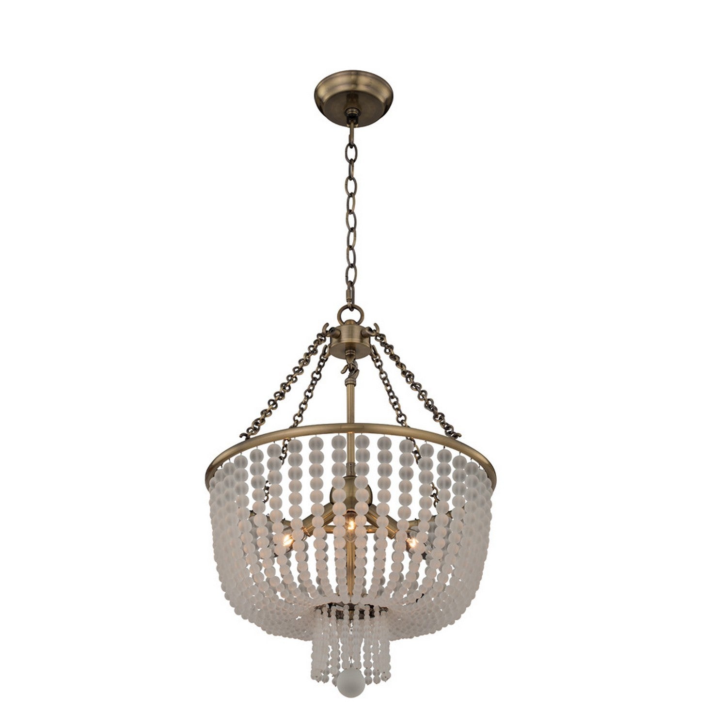 24'' Esperanza 1 Light Brushed Champagne Gold Pendant