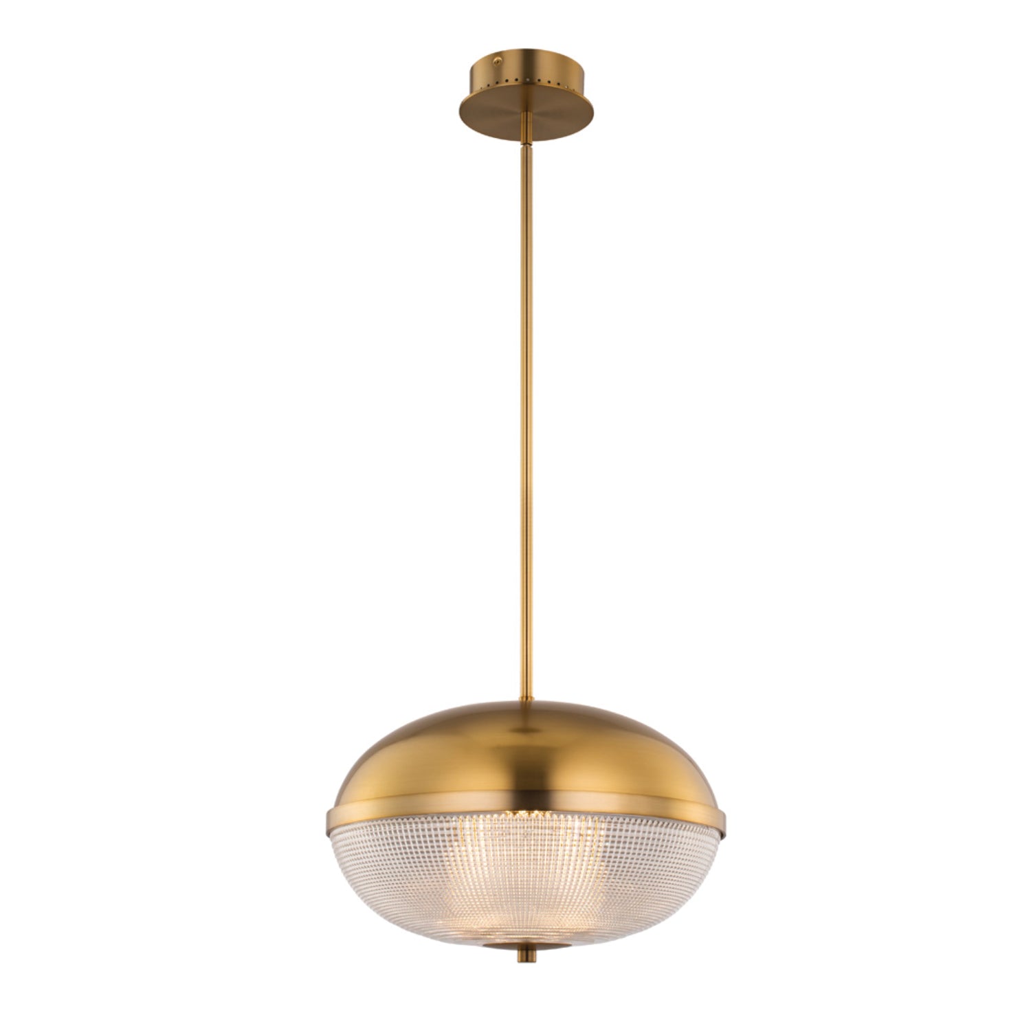 21'' Portland 1 Light Winter Brass Pendant