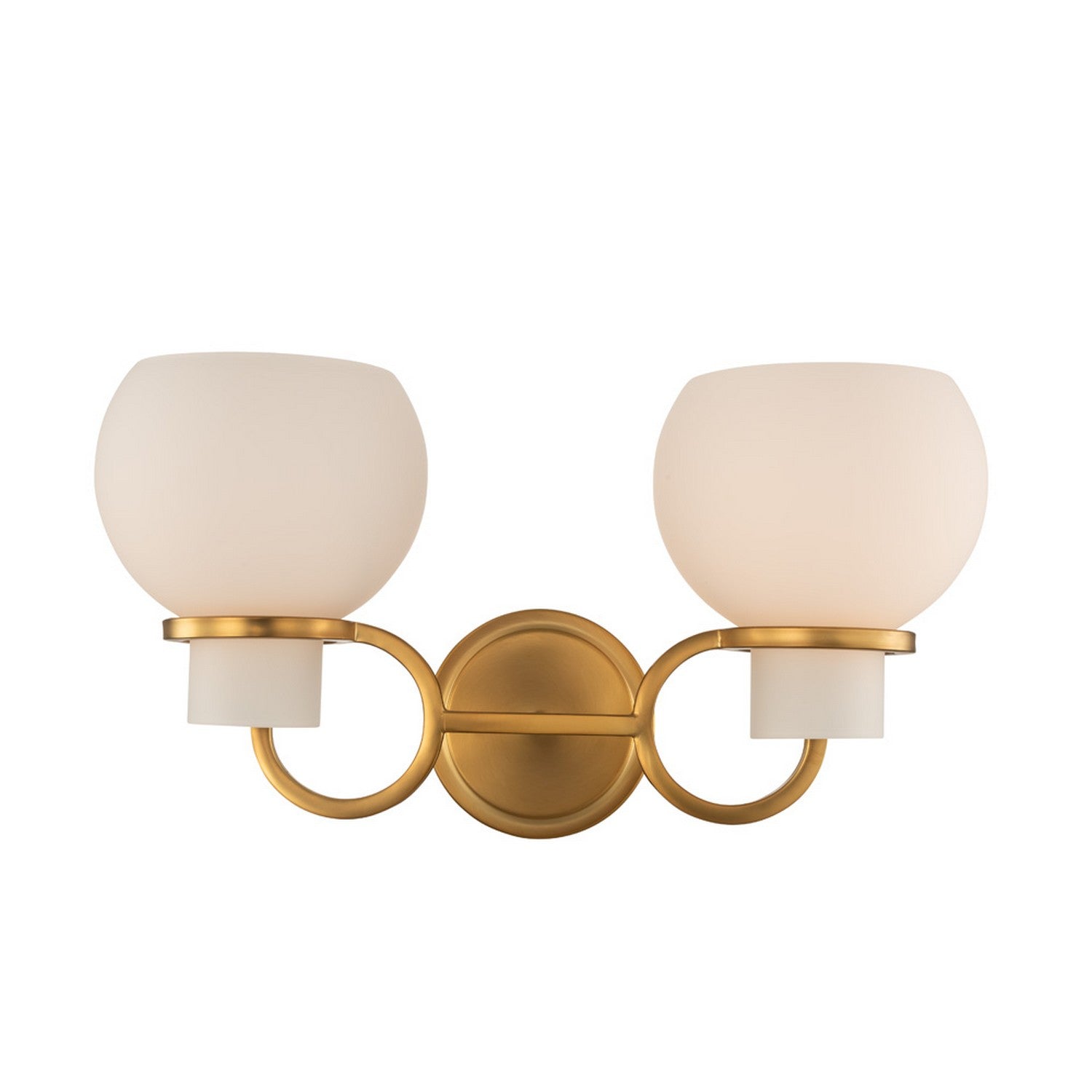 16'' Ascher 2 Light Winter Brass Wall Sconce