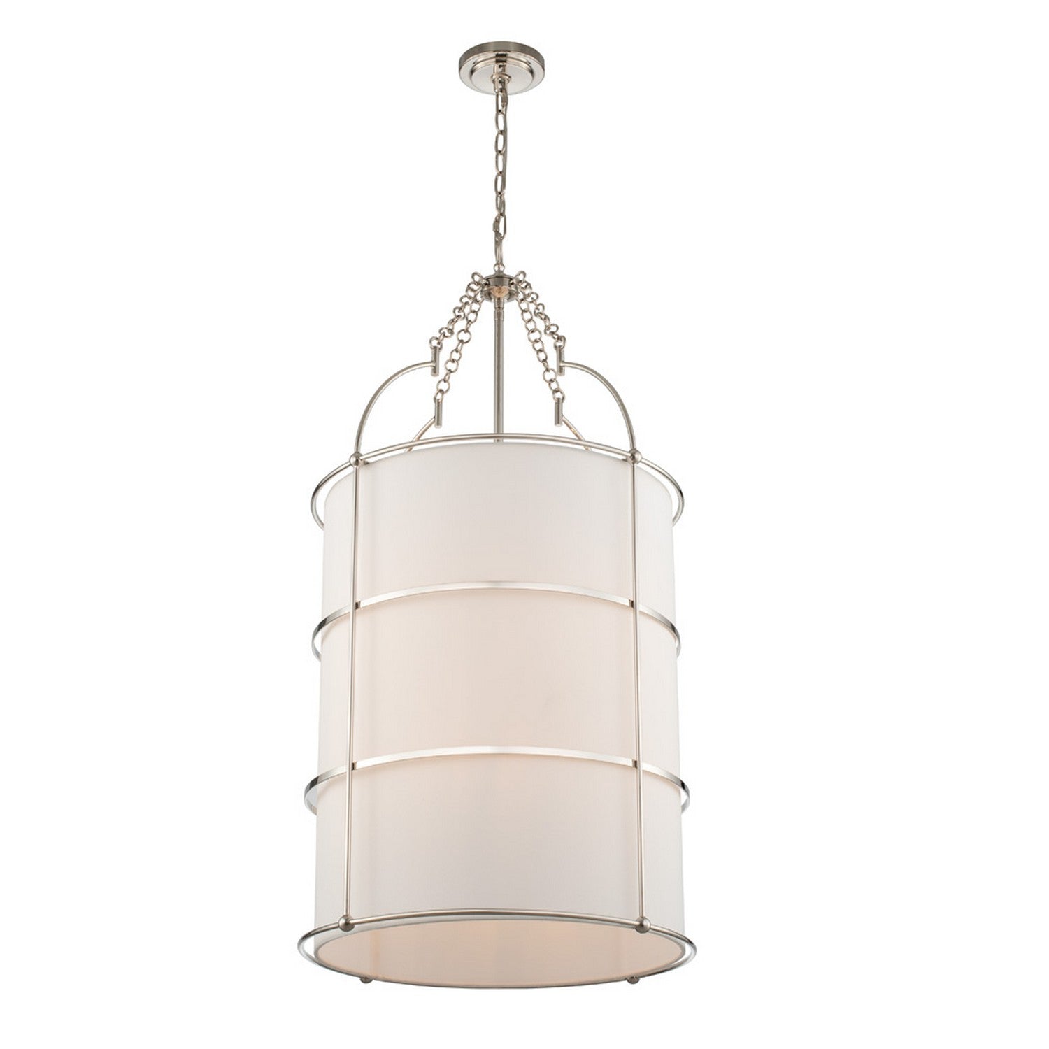 40'' Carson 1 Light Polished Nickel Chandelier
