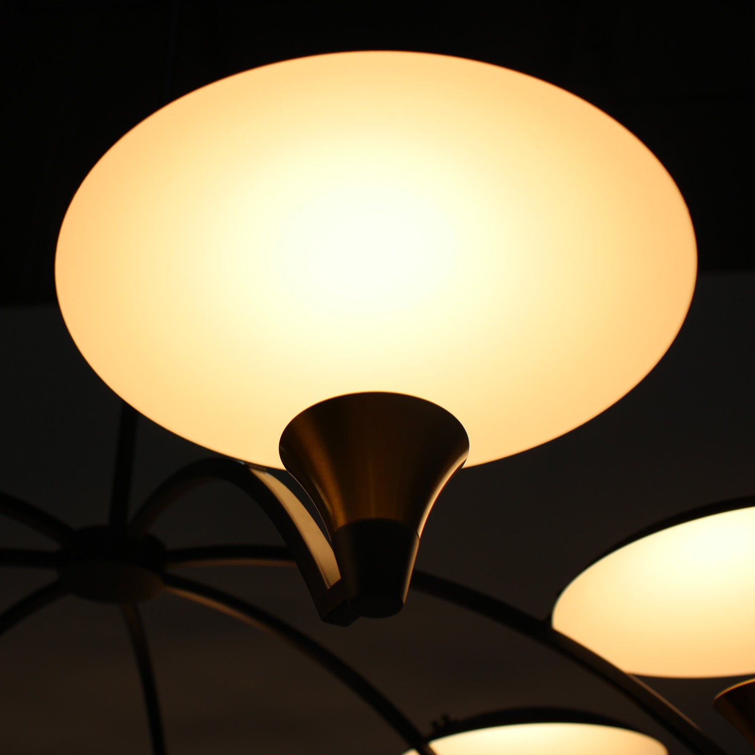 18'' Redding 5 Light Matte Black w/ Winter Brass Chandelier
