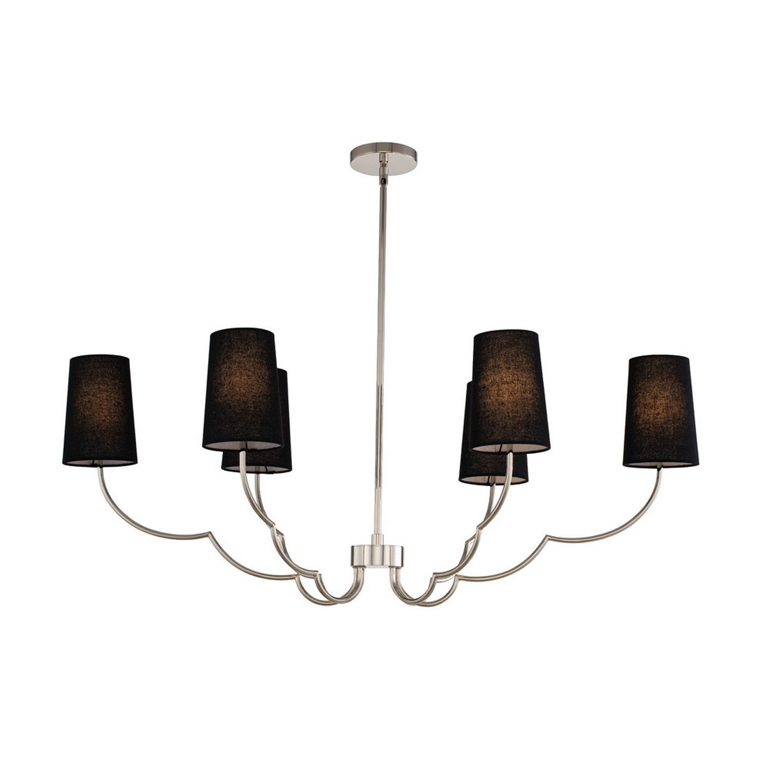 20'' Sophia 6 Light Polished Nickel Linear Pendant
