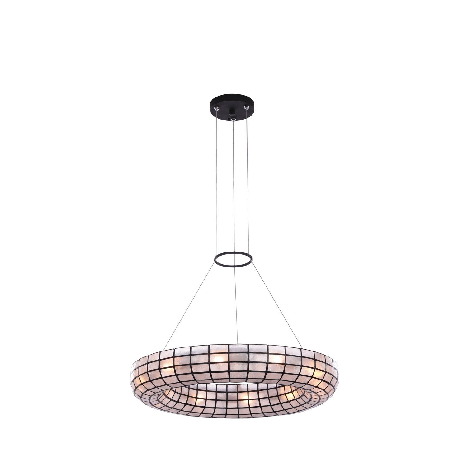 4'' Sanibel 1 Light Matte Black Pendant
