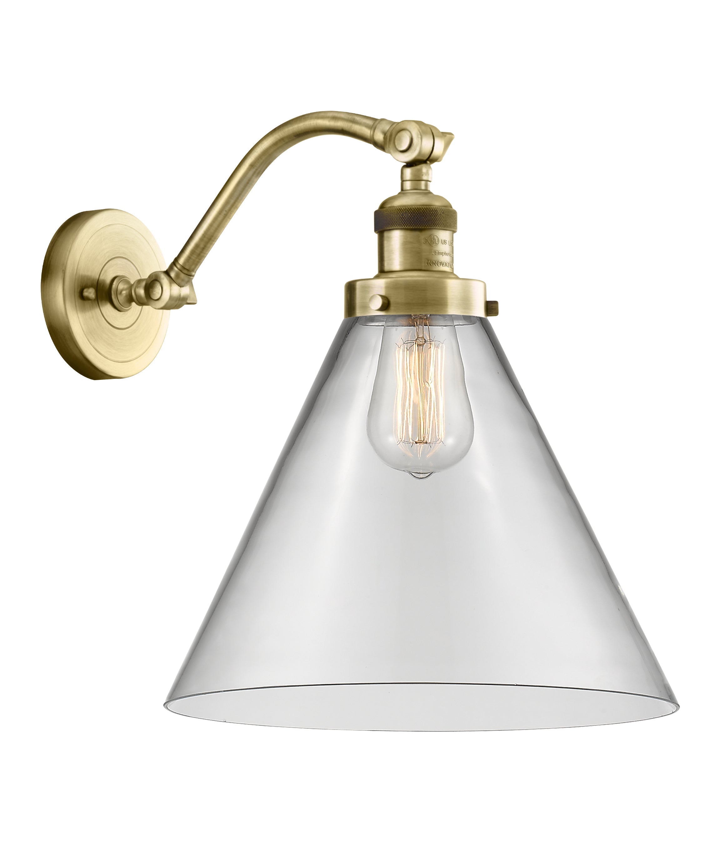 Franklin Restoration Sconce Cast Brass