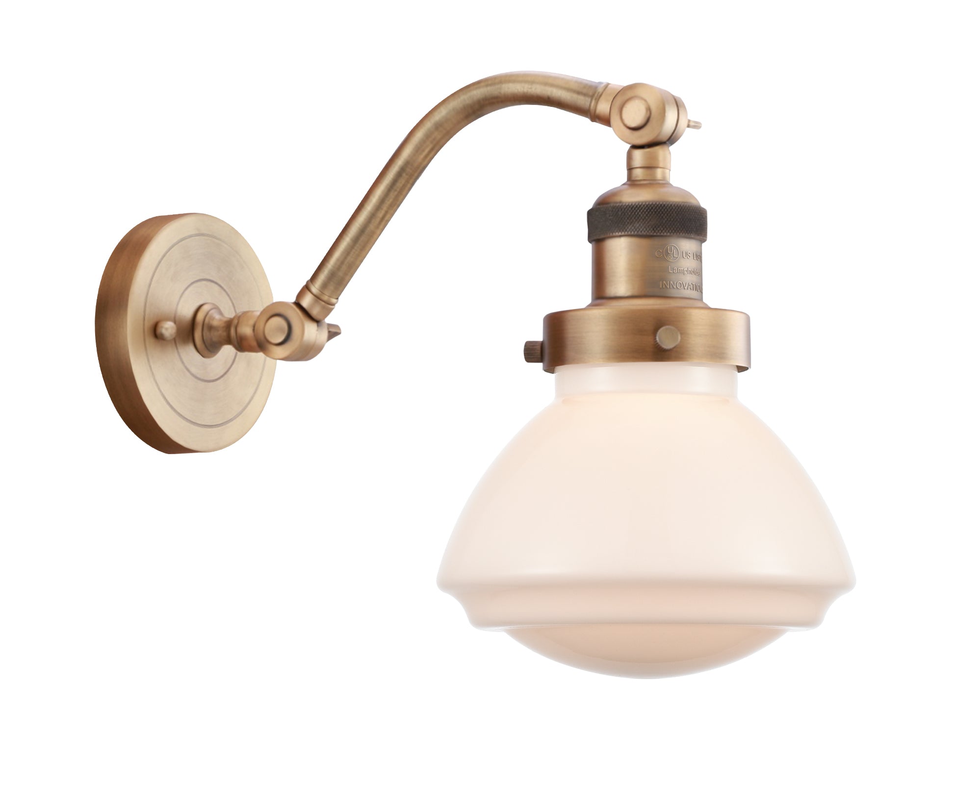 Franklin Restoration Sconce Cast Brass Finish