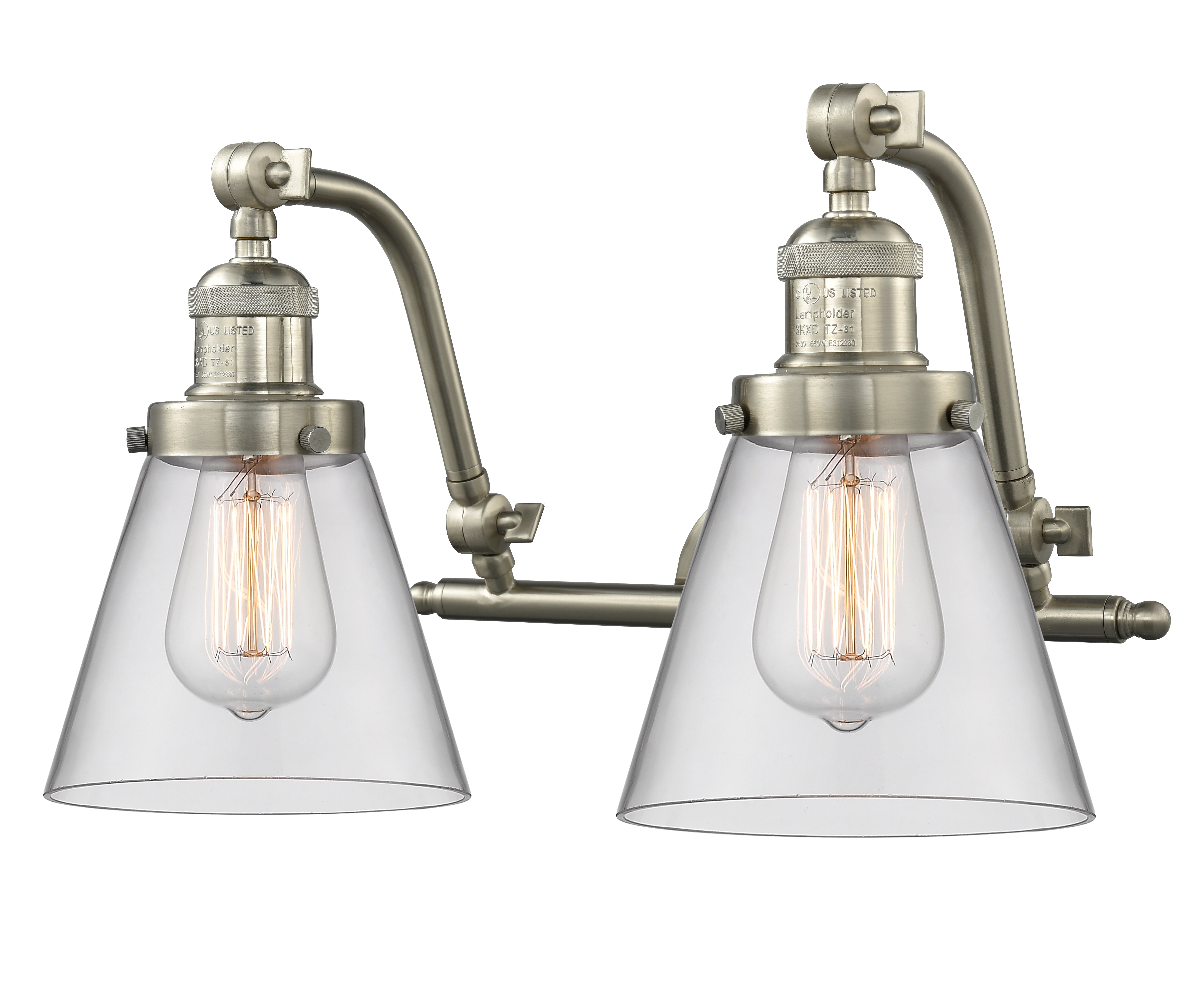 Franklin Restoration Brass Bath Vanity Light