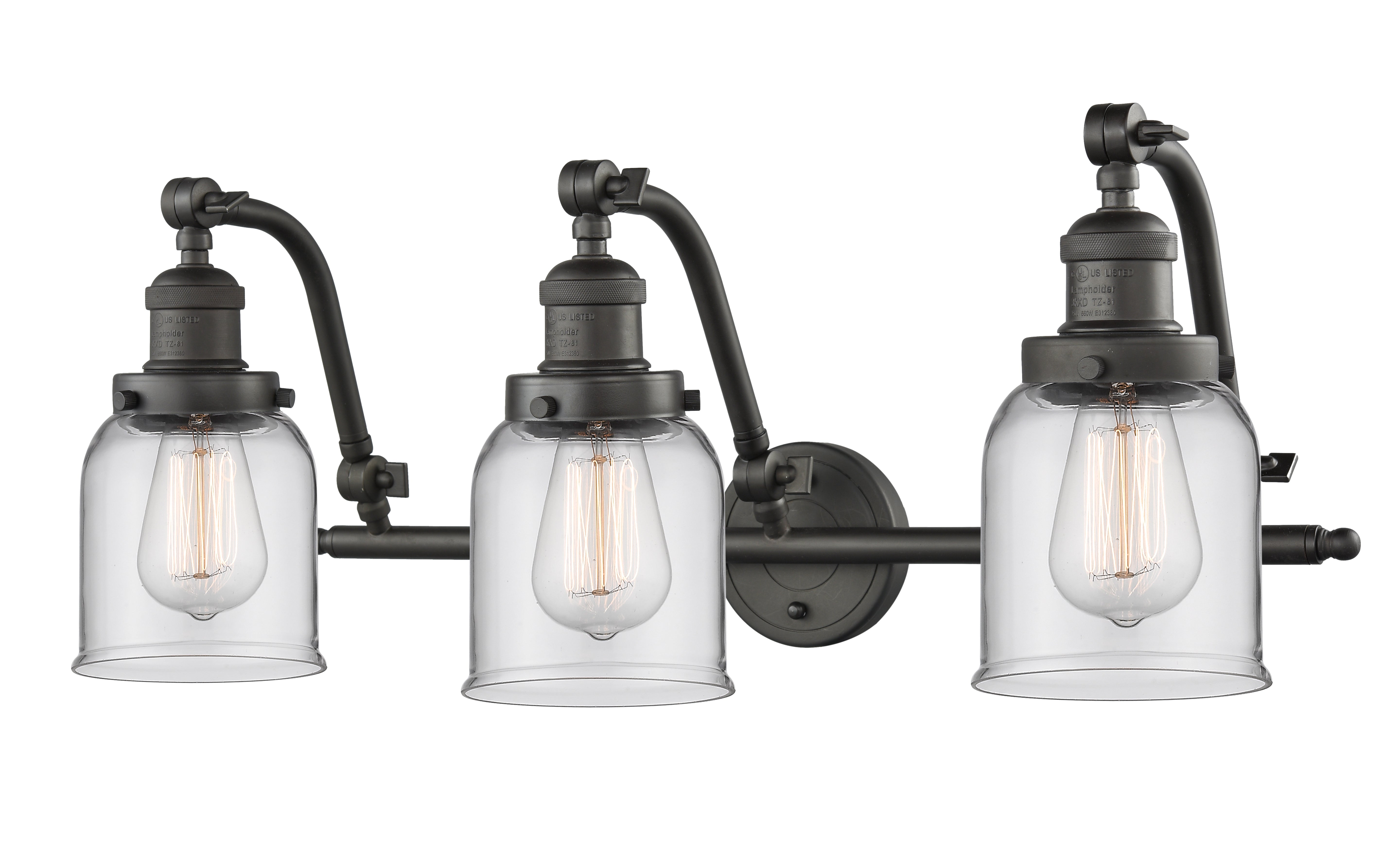 Franklin Restoration Vanity Cast Brass Dimmable