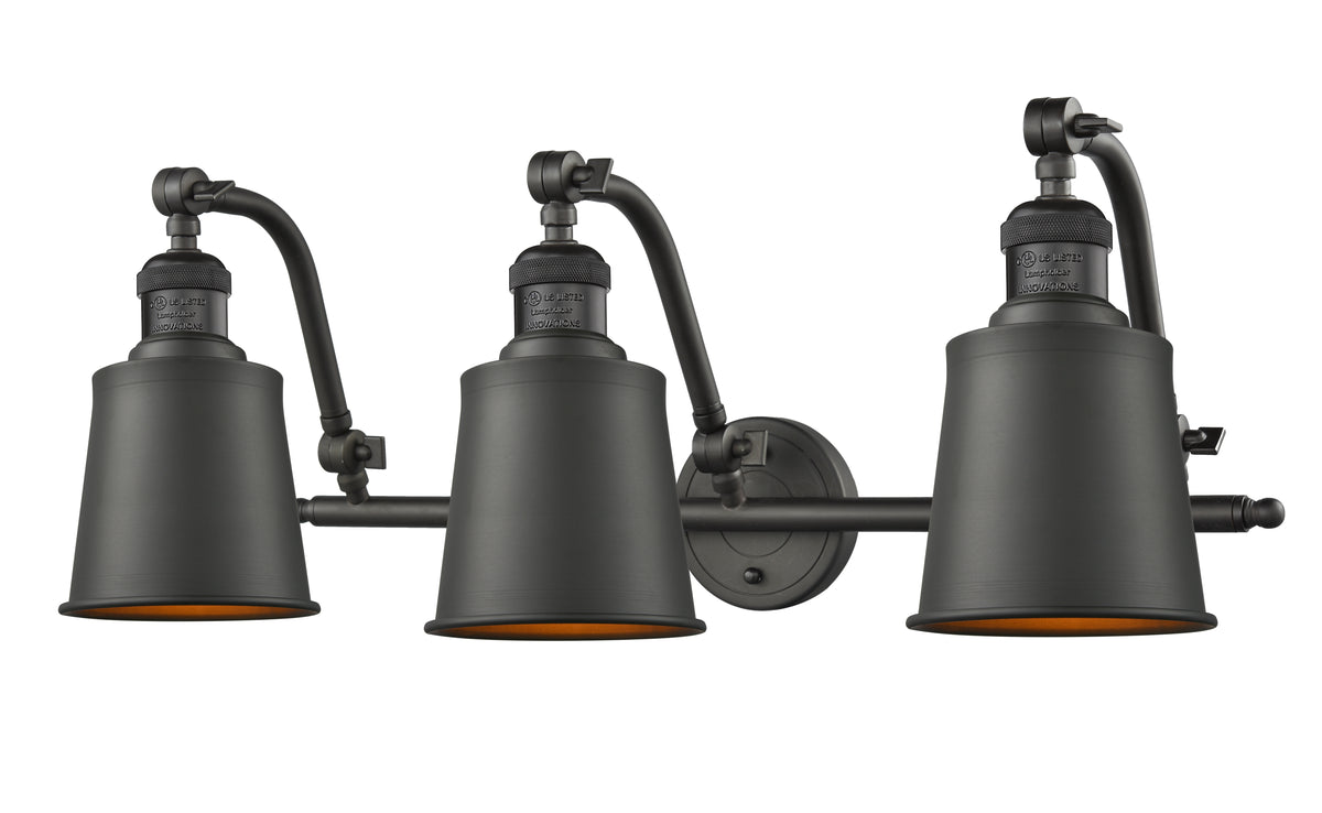 Addison 28-Inch 3-Light Bath Vanity Light with LED Bulbs