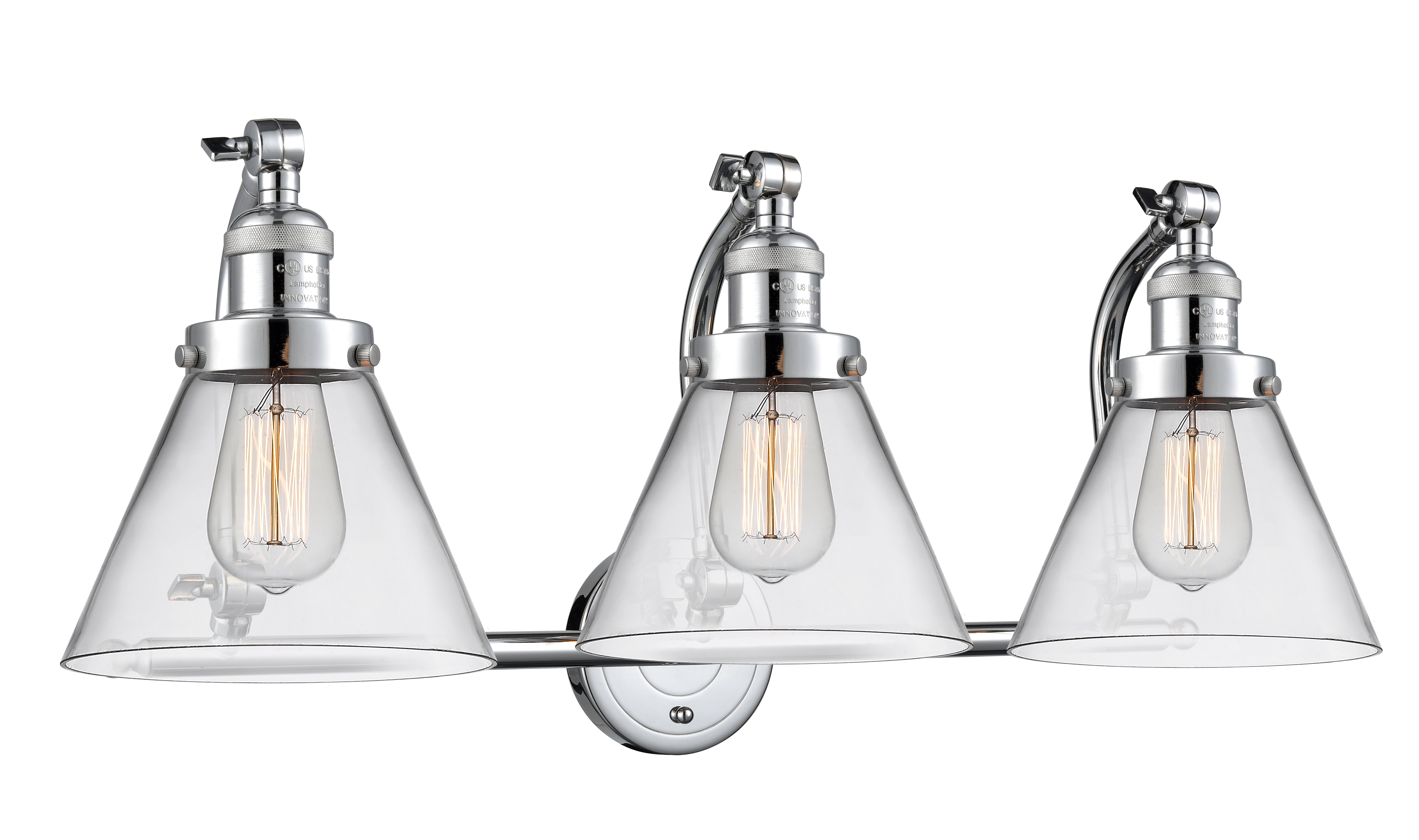 Franklin Restoration Vanity Light Cast Brass