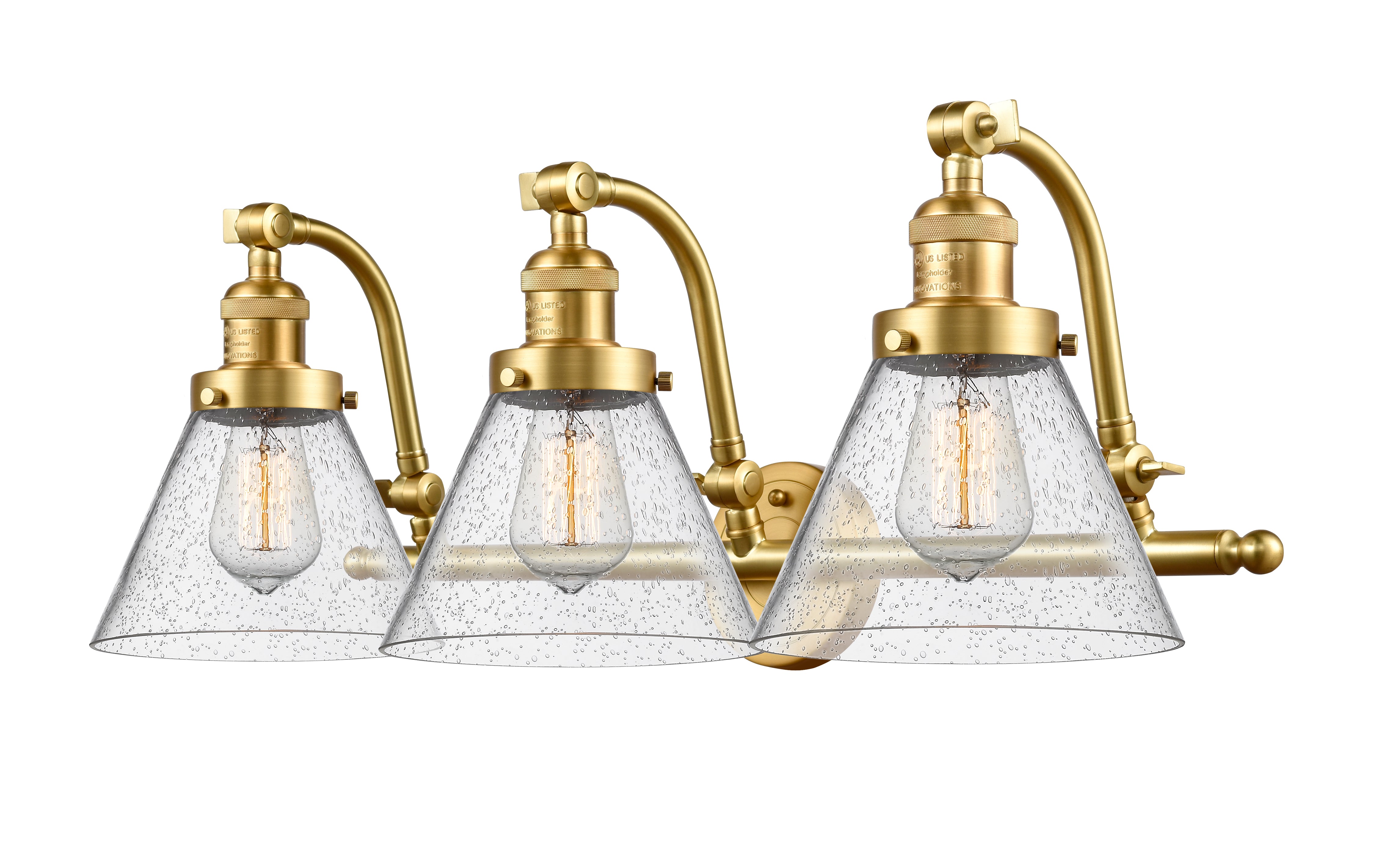 Franklin Restoration Vanity Light Cast Brass