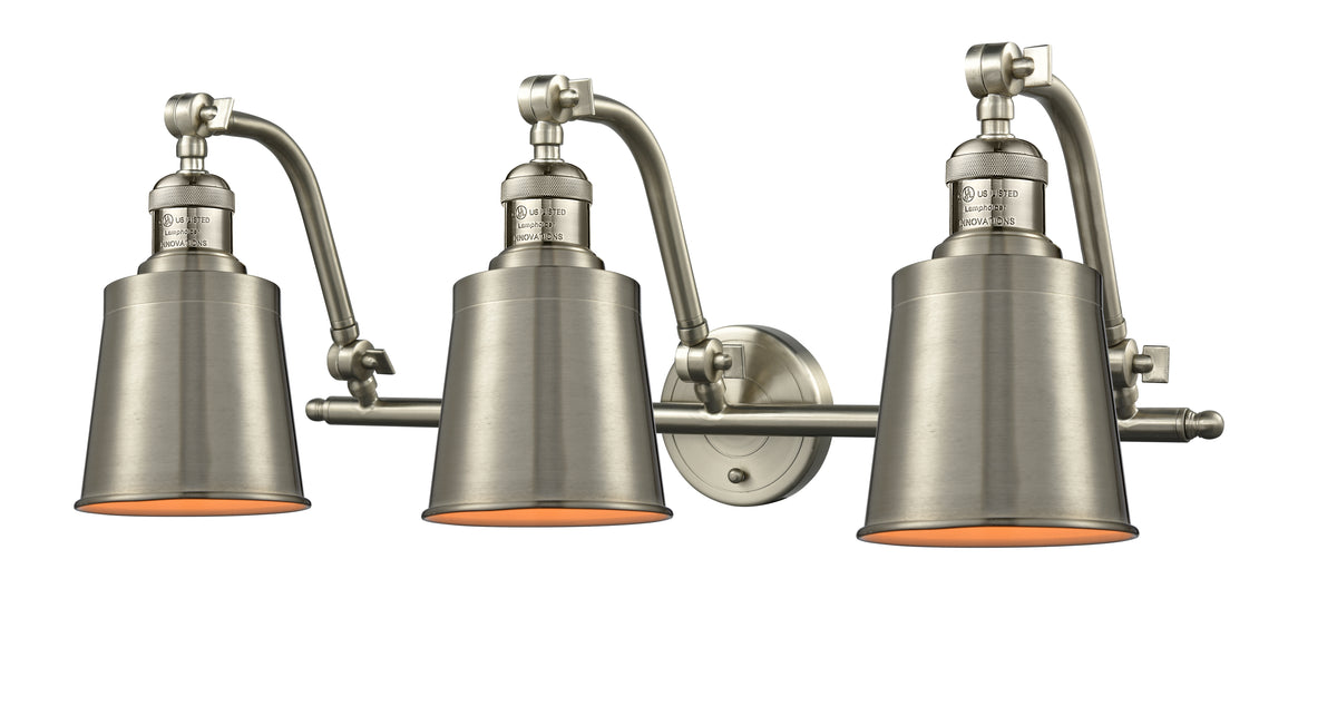 Addison 28-Inch 3-Light Bath Vanity Light with LED Bulbs