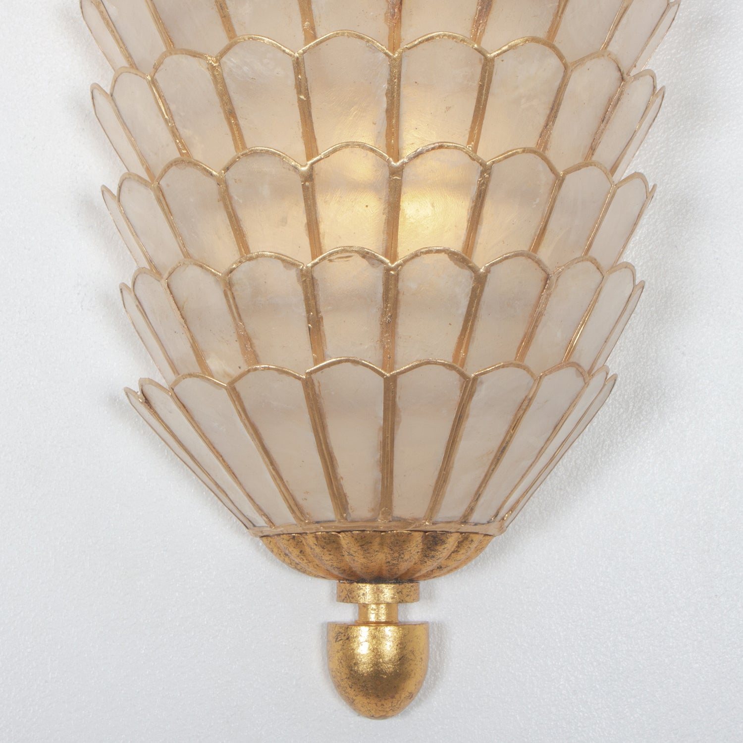 11'' Samal 3 Light Oxidized Gold Leaf Wall Sconce