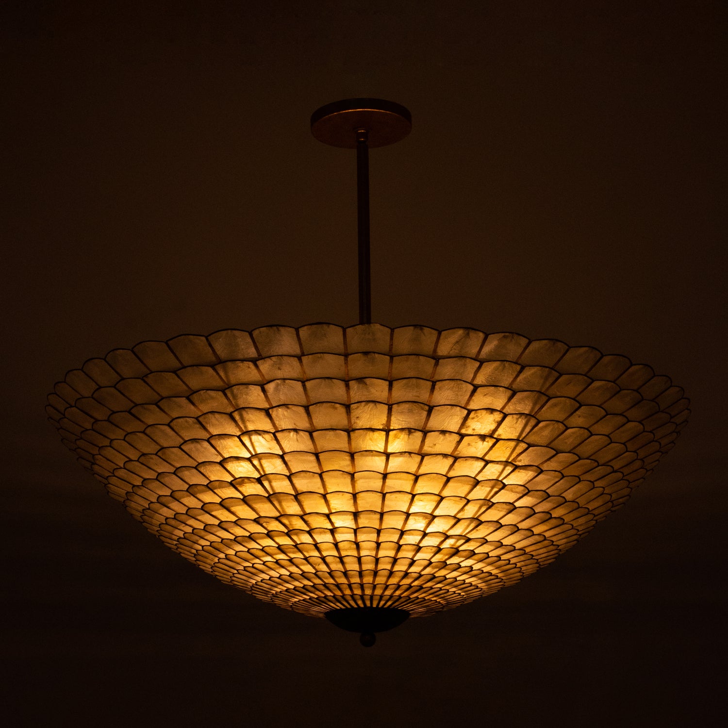 14.5'' Samal 12 Light Oxidized Gold Leaf Chandelier