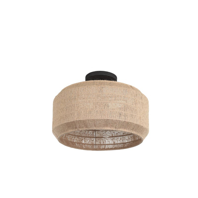 11'' Cebu 4 Light Matte Black Semi-Flush Mount
