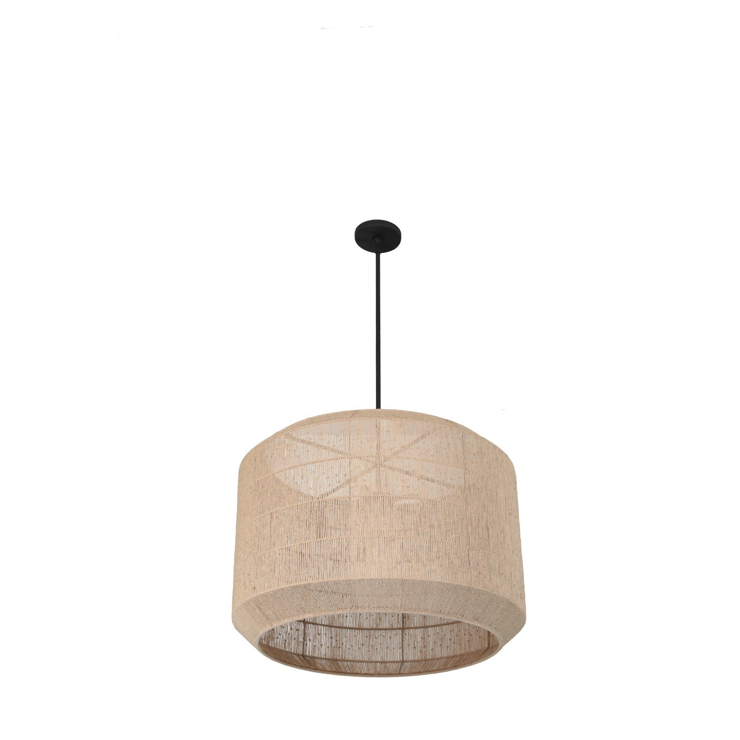 27'' Cebu 5 Light Matte Black Chandelier