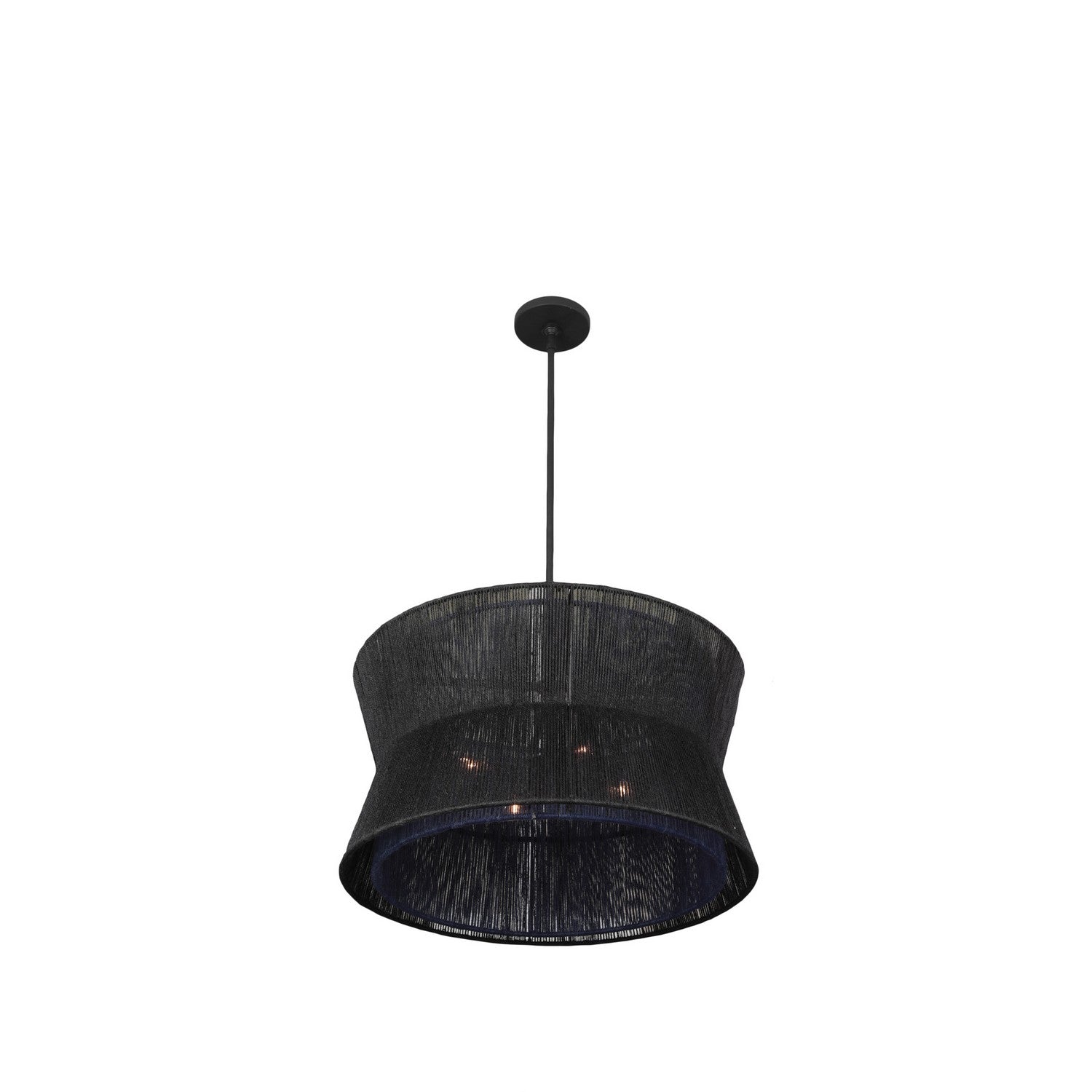 21'' Madura 4 Light Matte Black Pendant