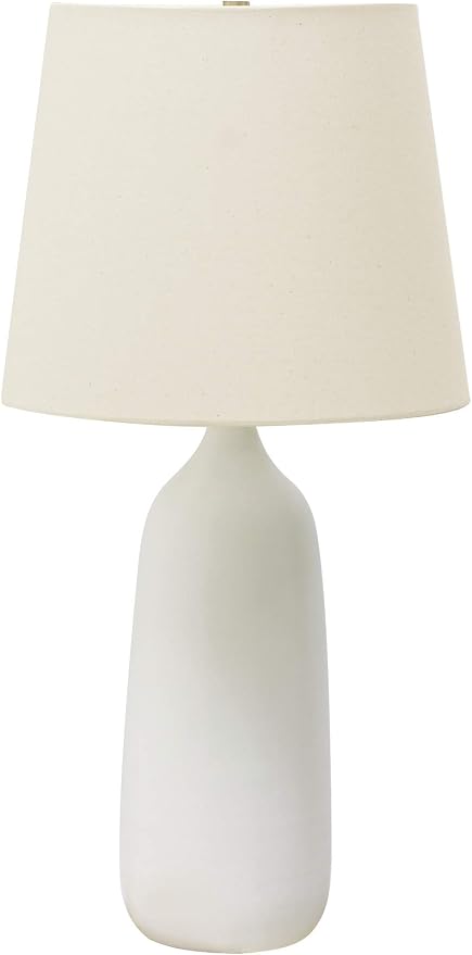 31-inch Scatchard Matte White Table Lamp