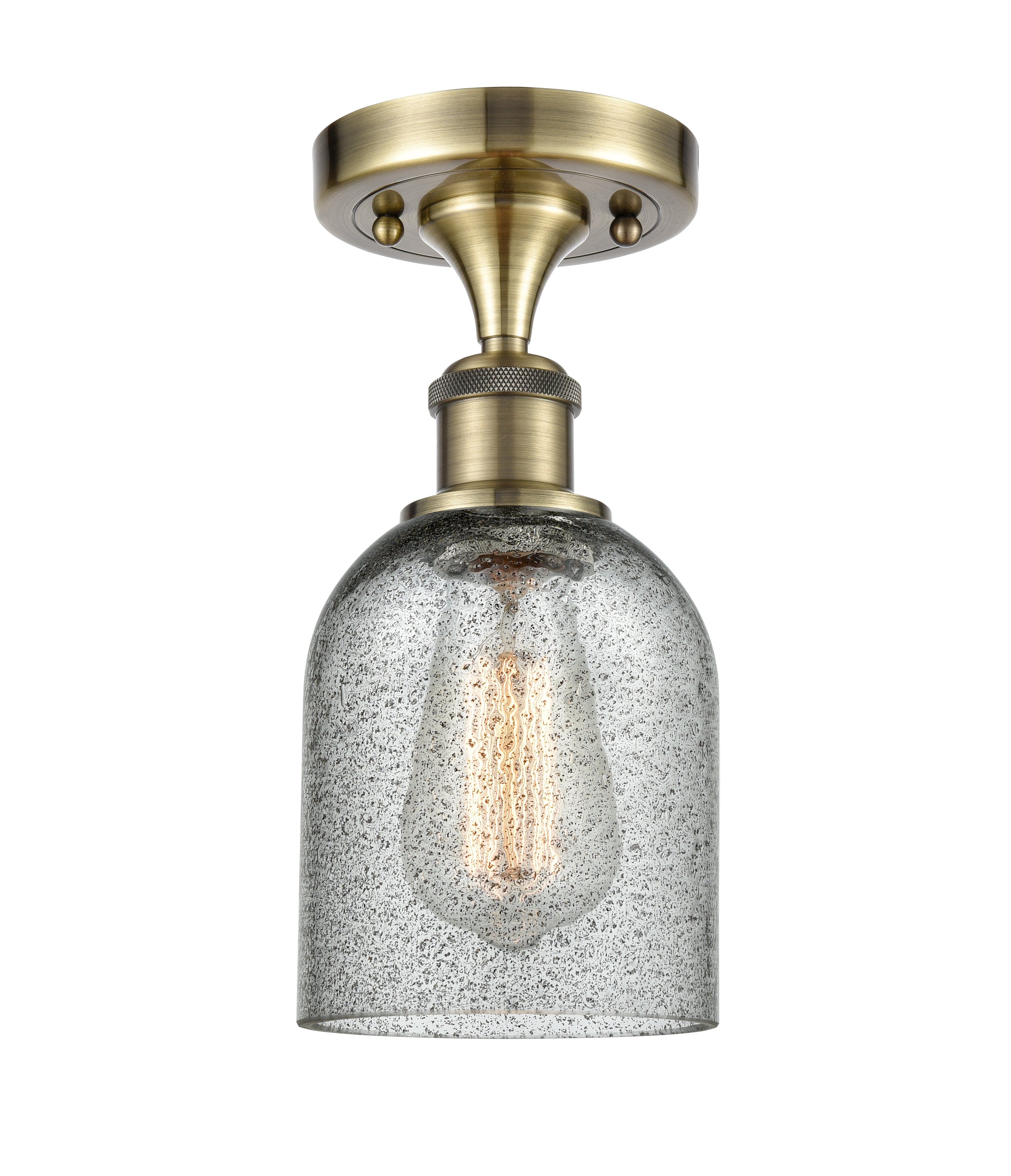 Ballston Semi-Flush Mount | Handcrafted Glass Shade